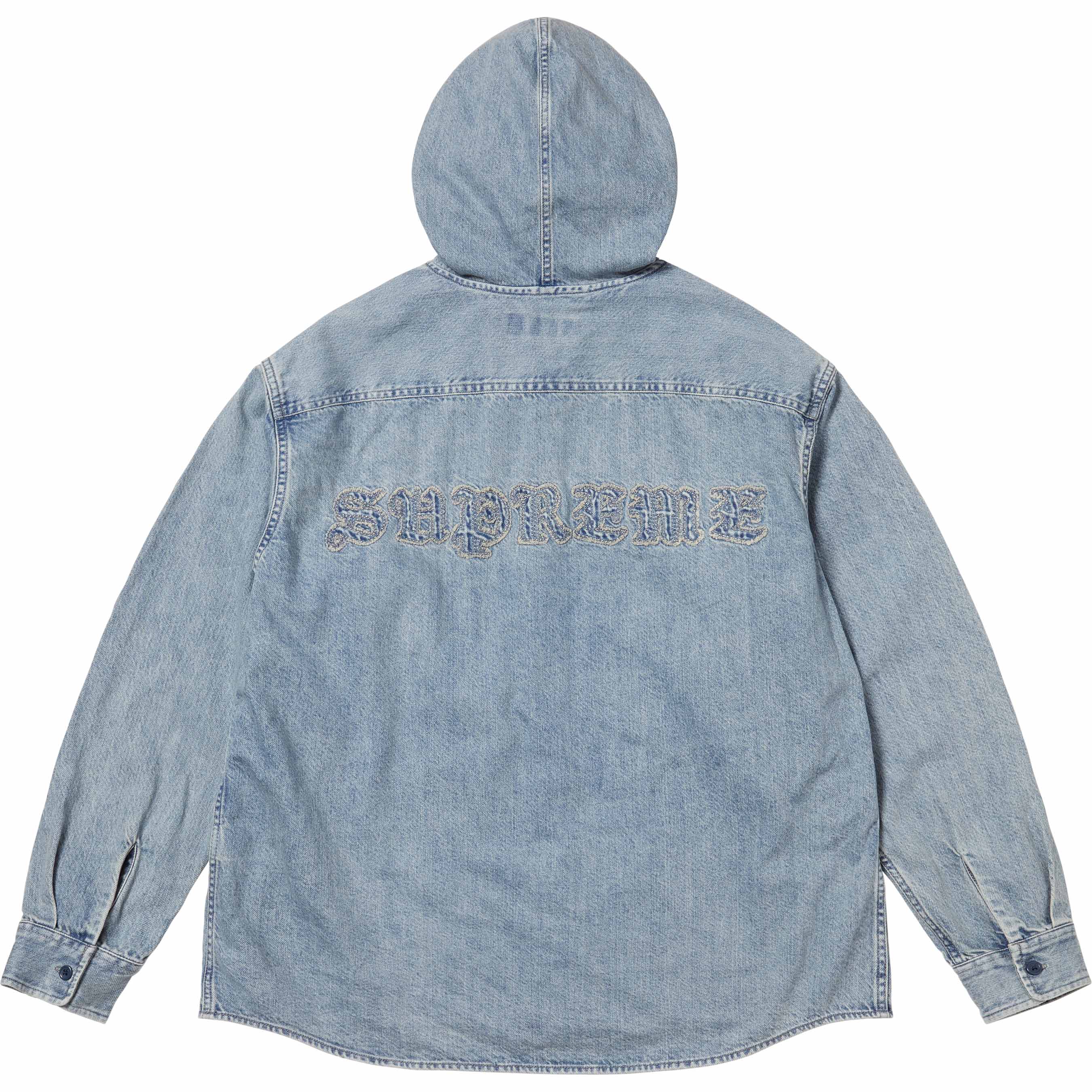 Hooded Denim Shirt