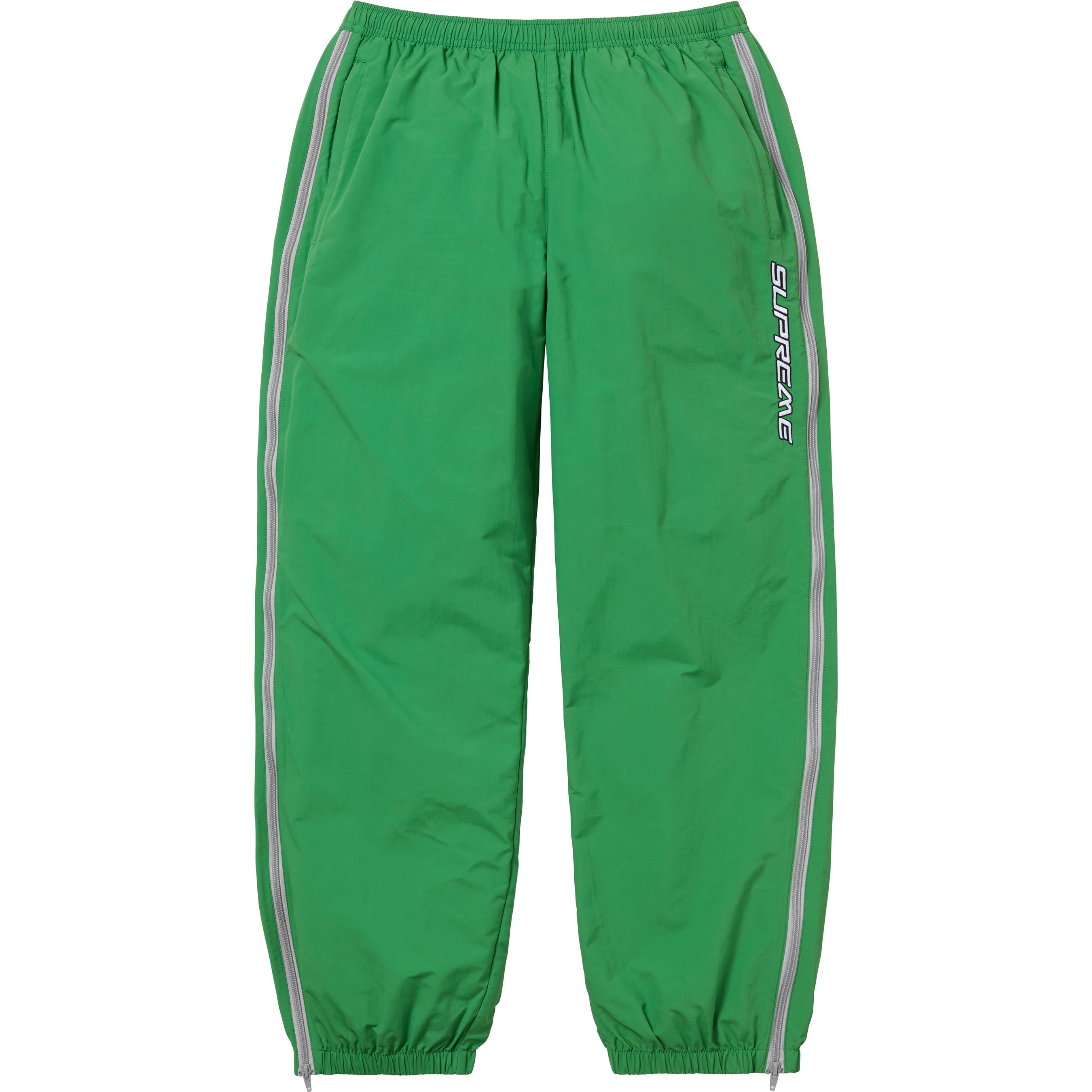 Contrast Zip Warm Up Pant