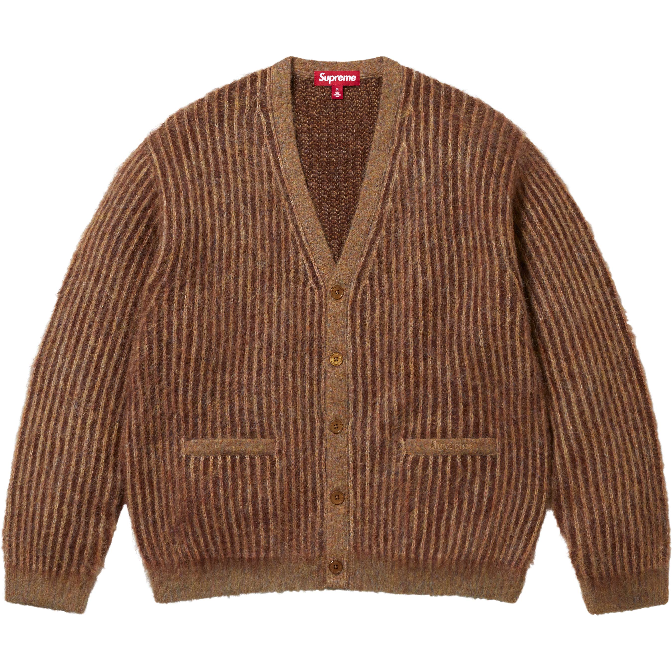 2-Tone Mohair Cardigan
