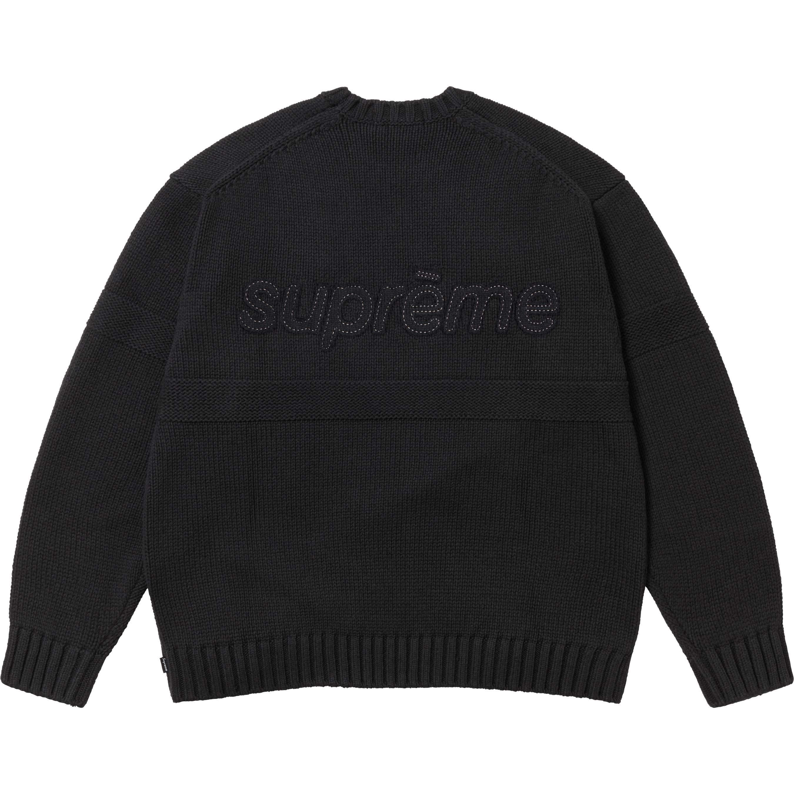 Tonal Appliqué Sweater