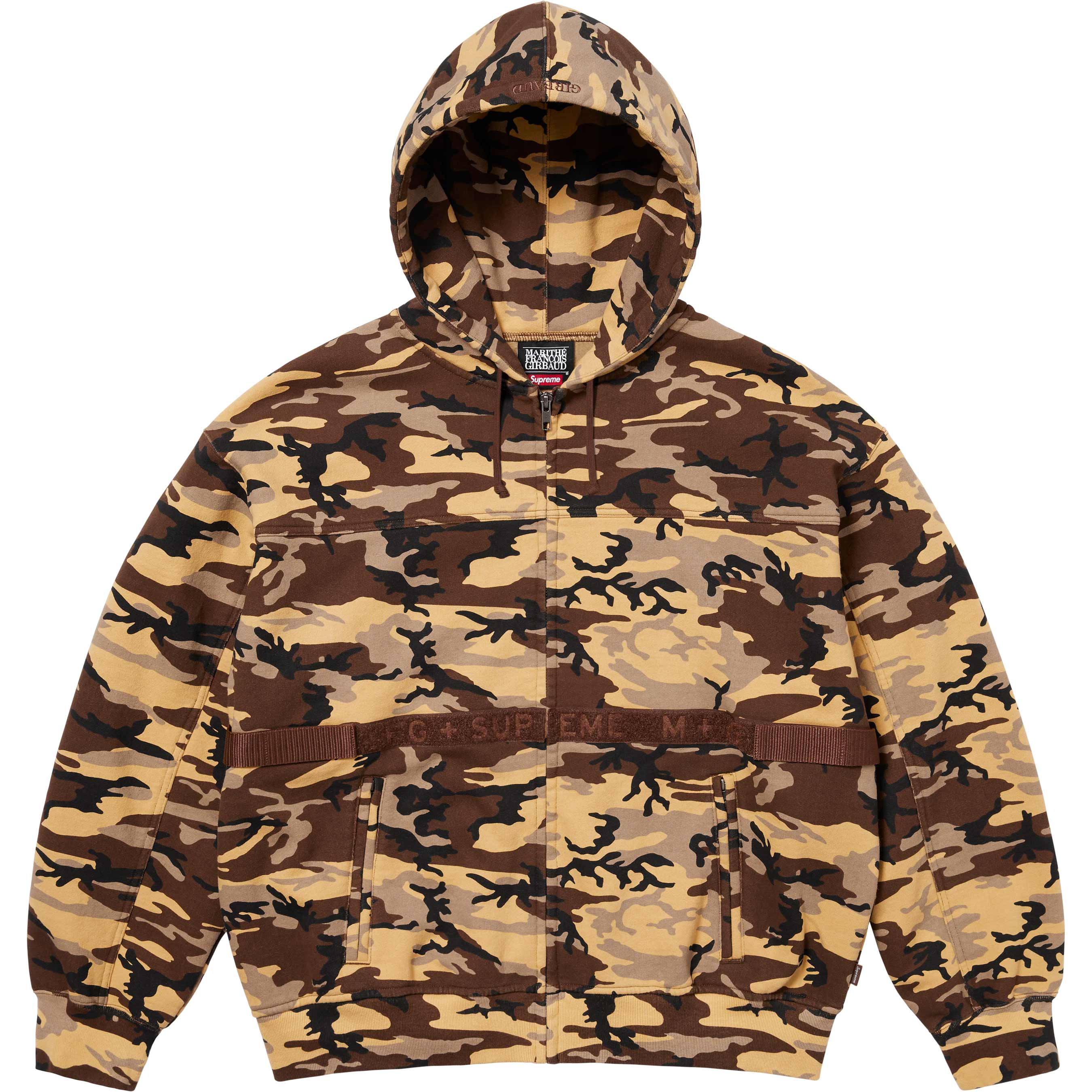 Supreme®/Marithé + François Girbaud Zip Up Hooded Sweatshirt