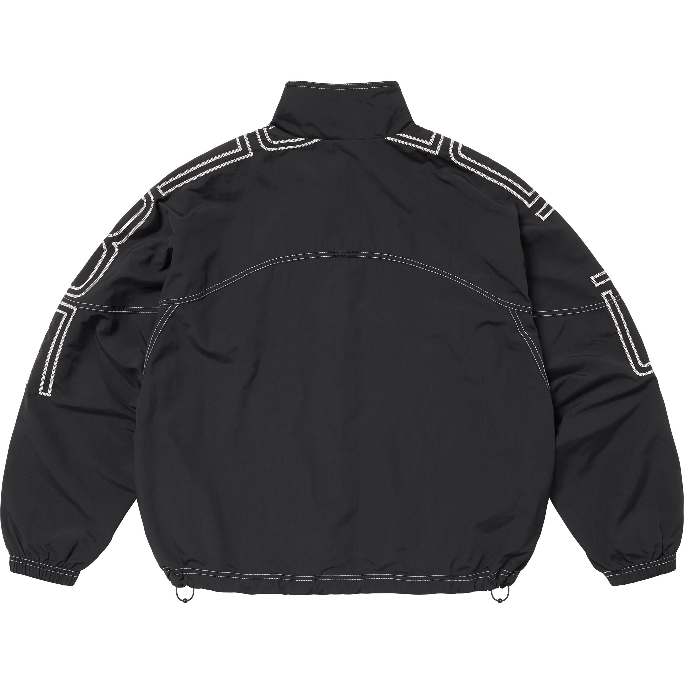 Spellout Embroidered Track Jacket