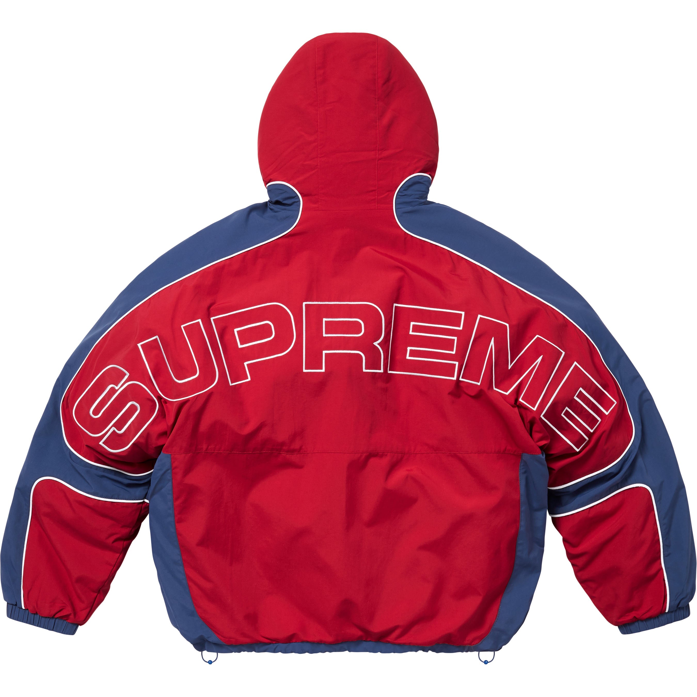 Faux Fur Reversible Hooded Track Jacket