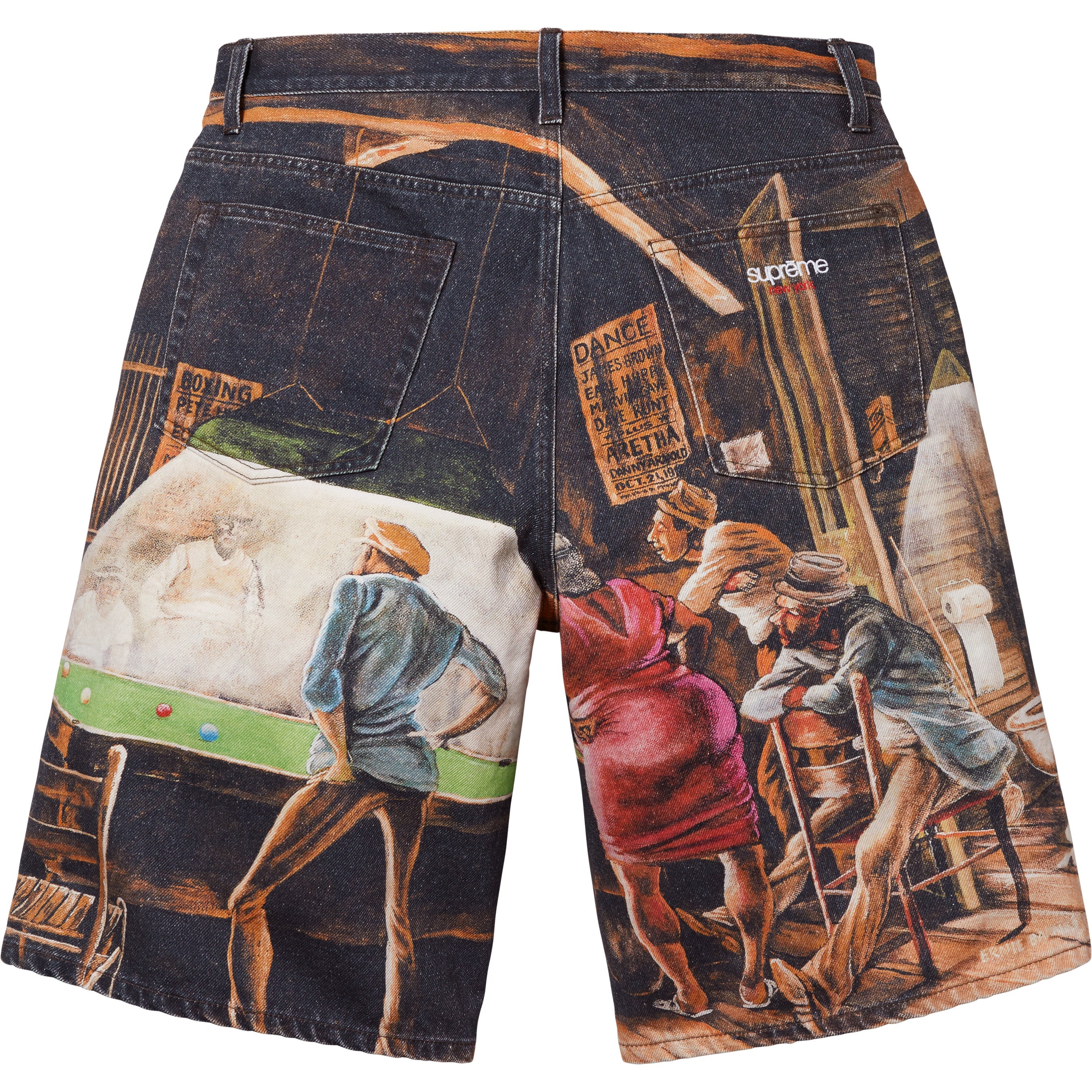 Supreme/Ernie Barnes Baggy Denim Short