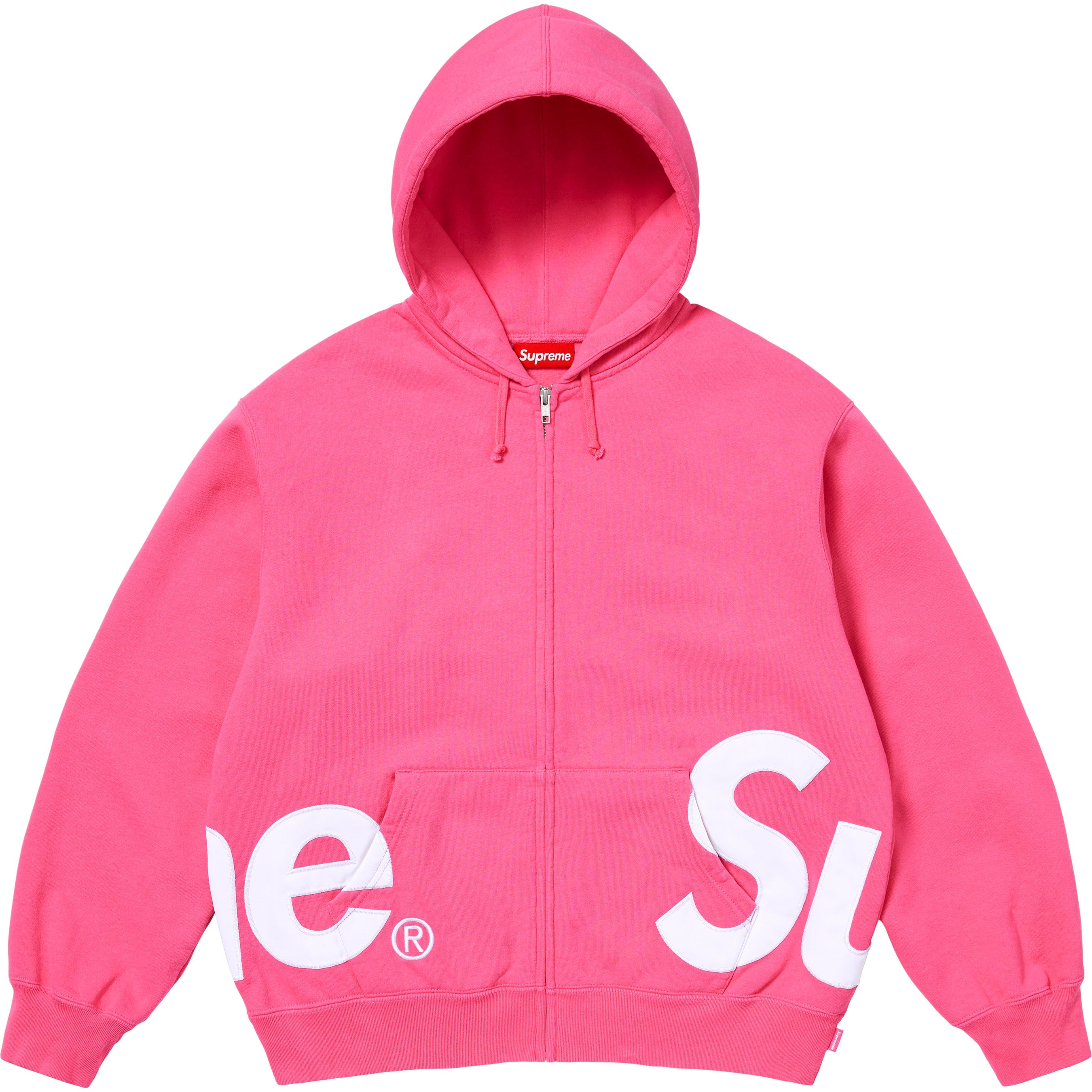 Big Logo Zip Up Hooded Sweatshirt