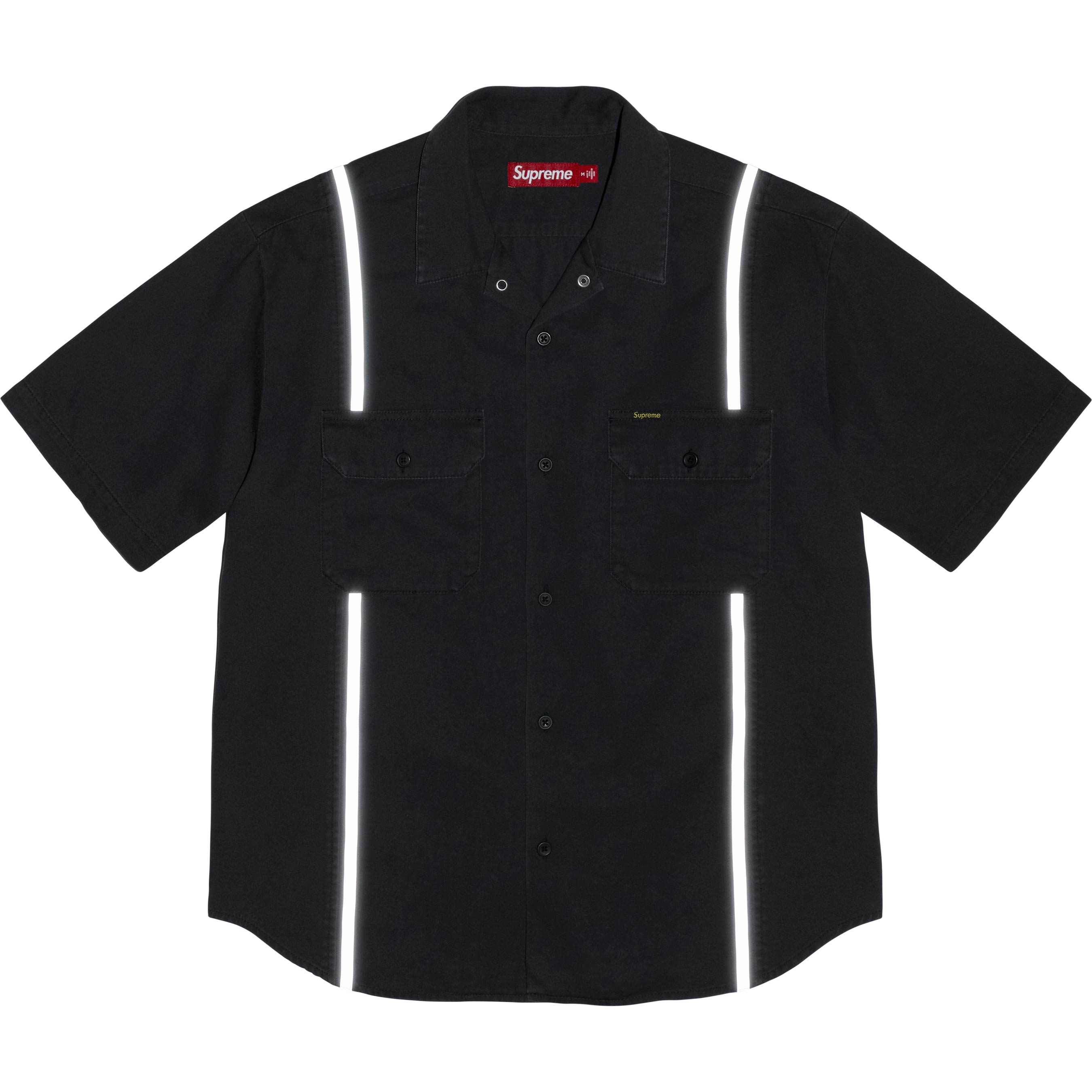 Reflective Stripe S/S Work Shirt