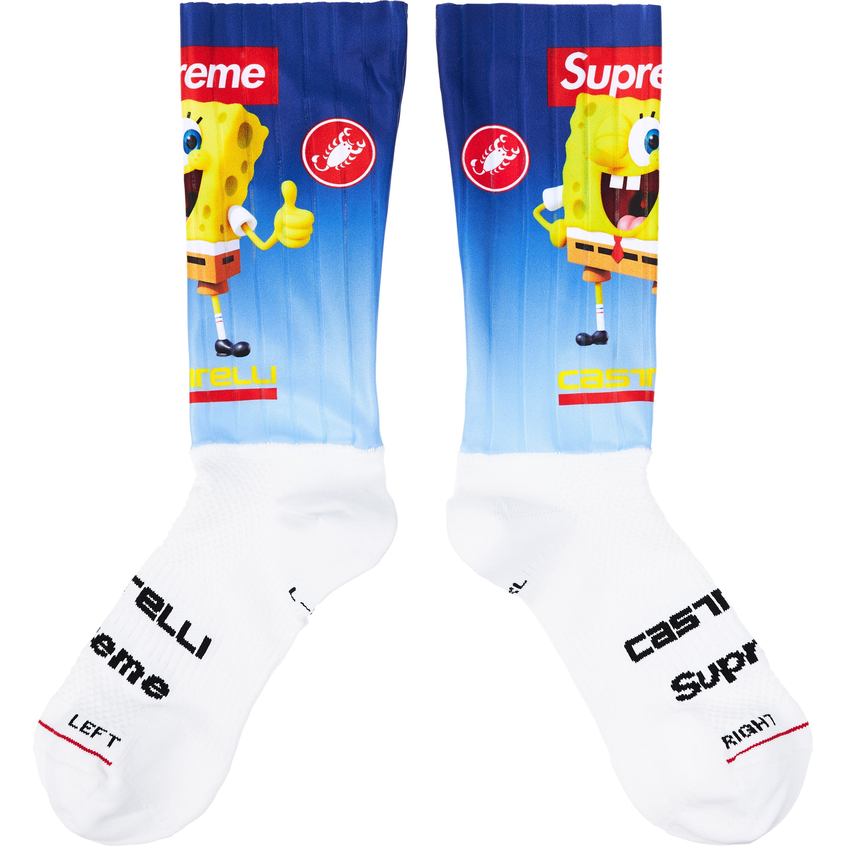 Supreme®/SpongeBob SquarePants Castelli® Cycling Sock (1 Pack)