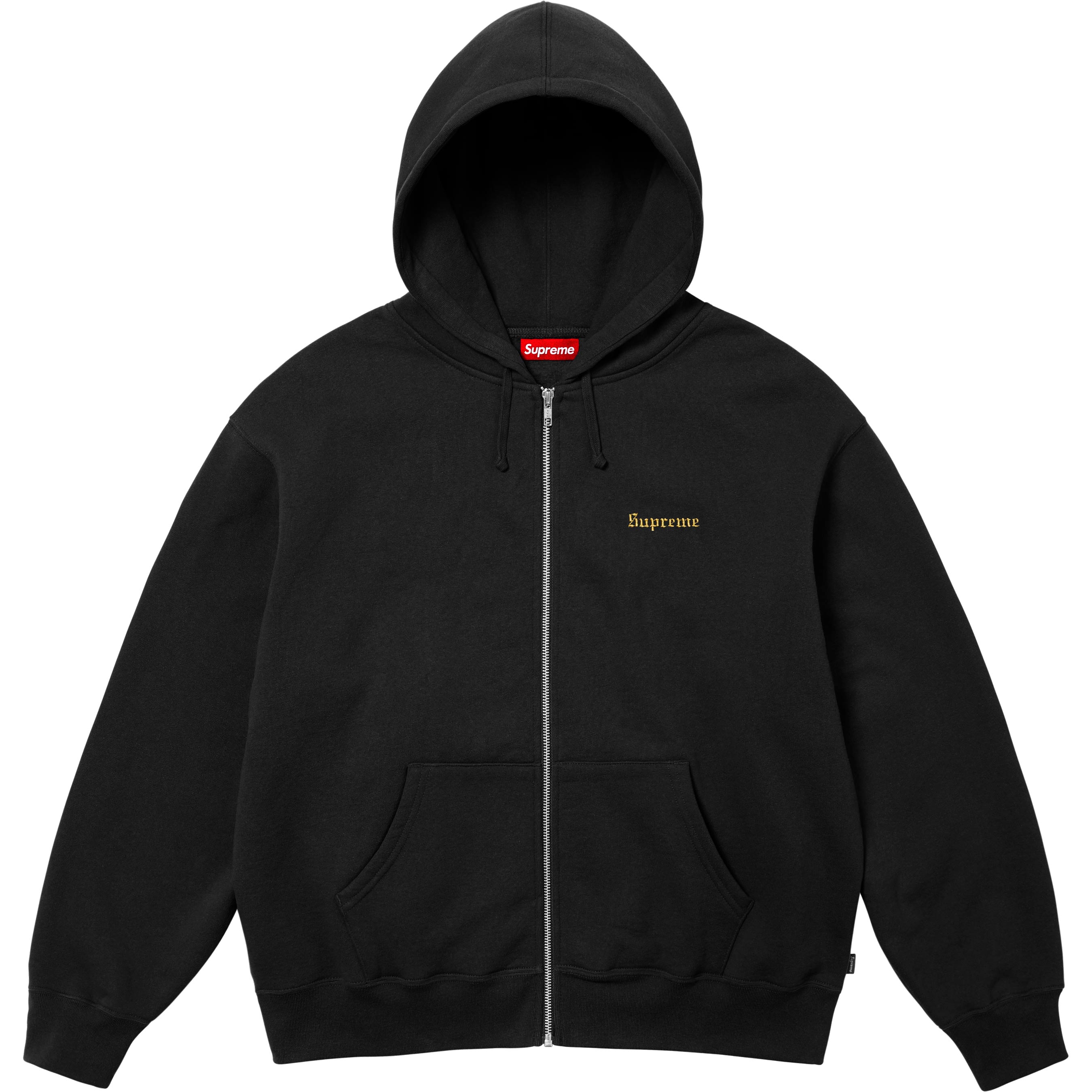 Crest Zip Up Hooded Sweatshirt