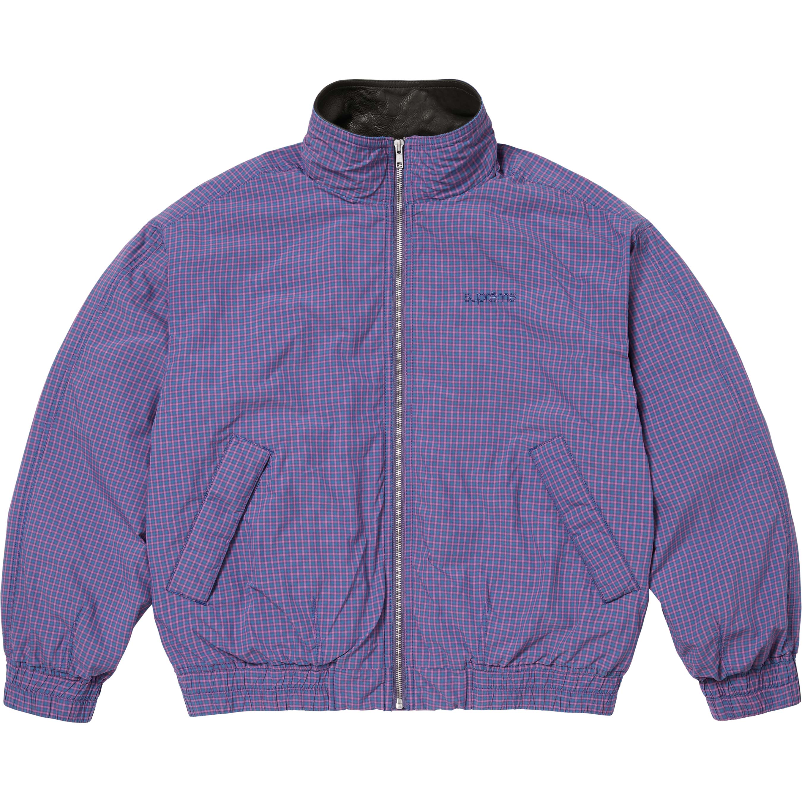 Leather Collar Utility Jacket