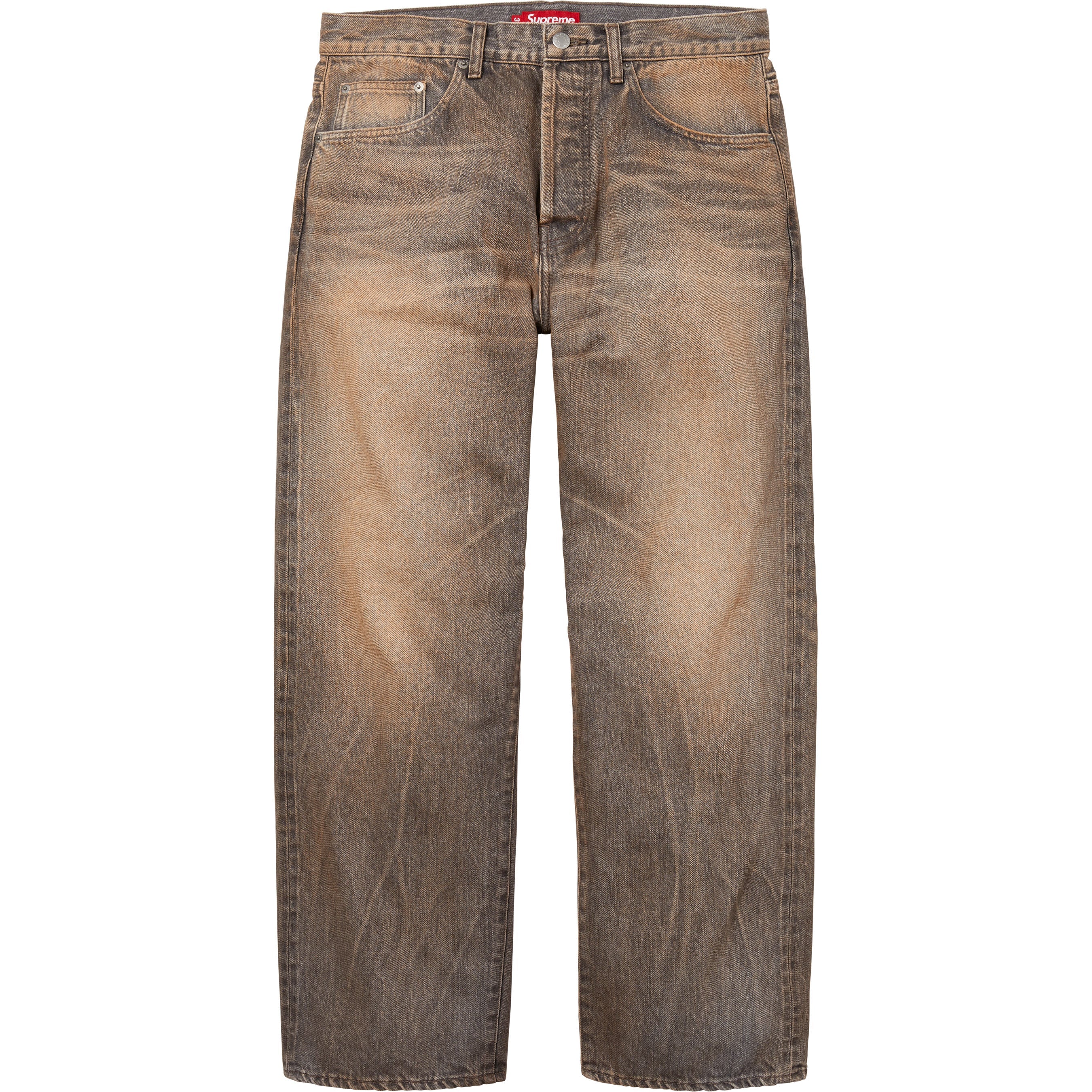 Distressed Loose Fit Selvedge Jean