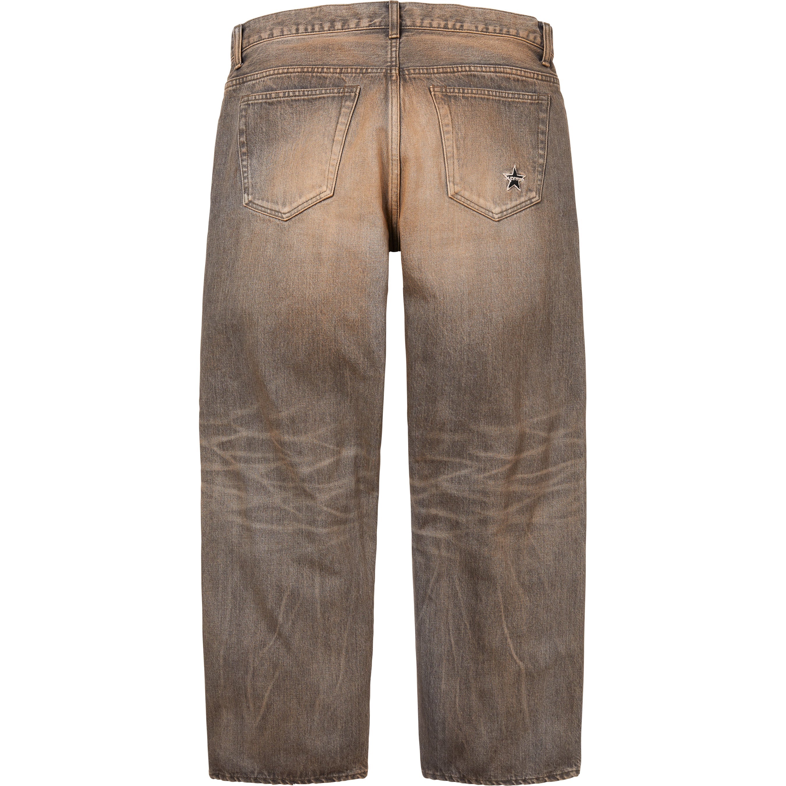 Distressed Loose Fit Selvedge Jean