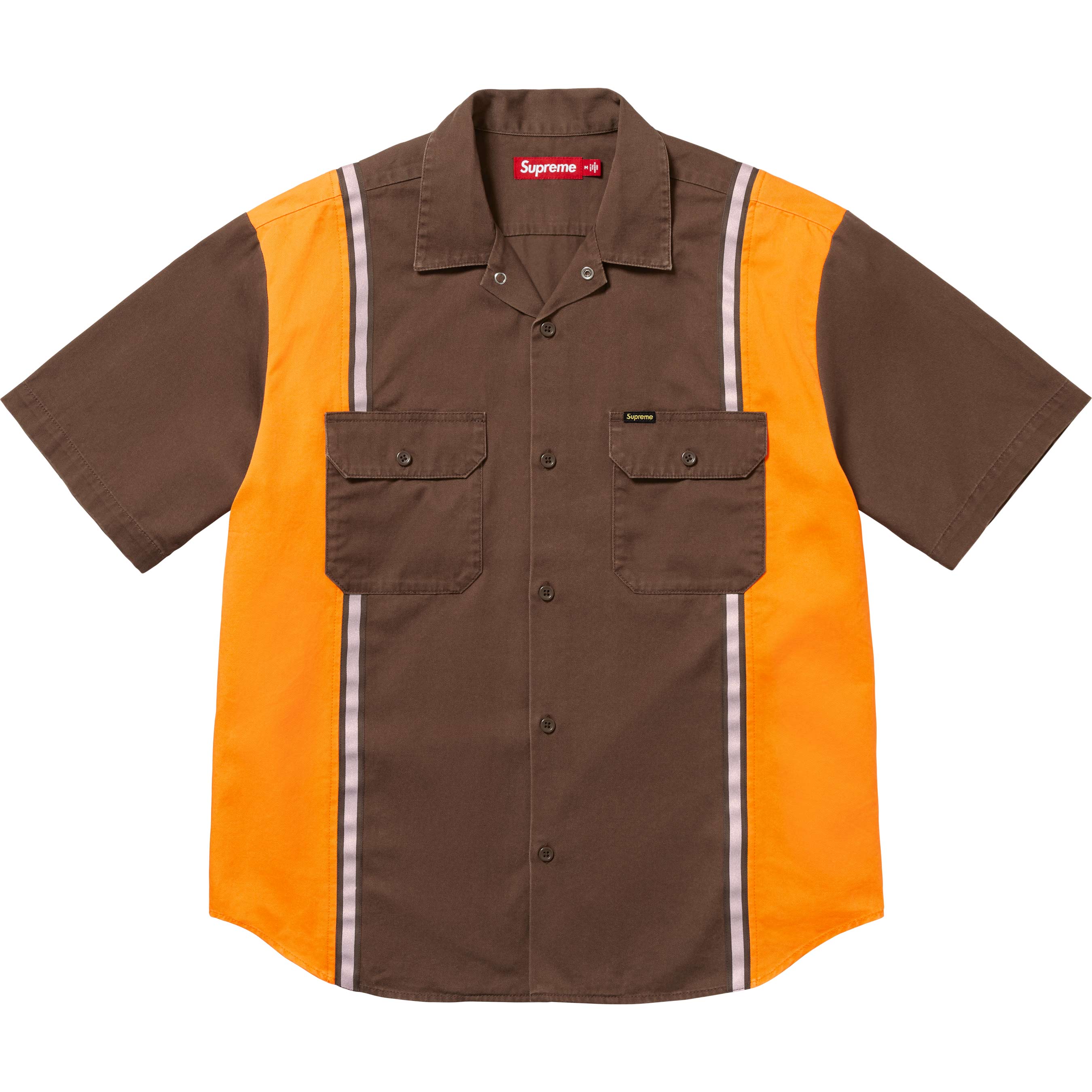 Reflective Stripe S/S Work Shirt