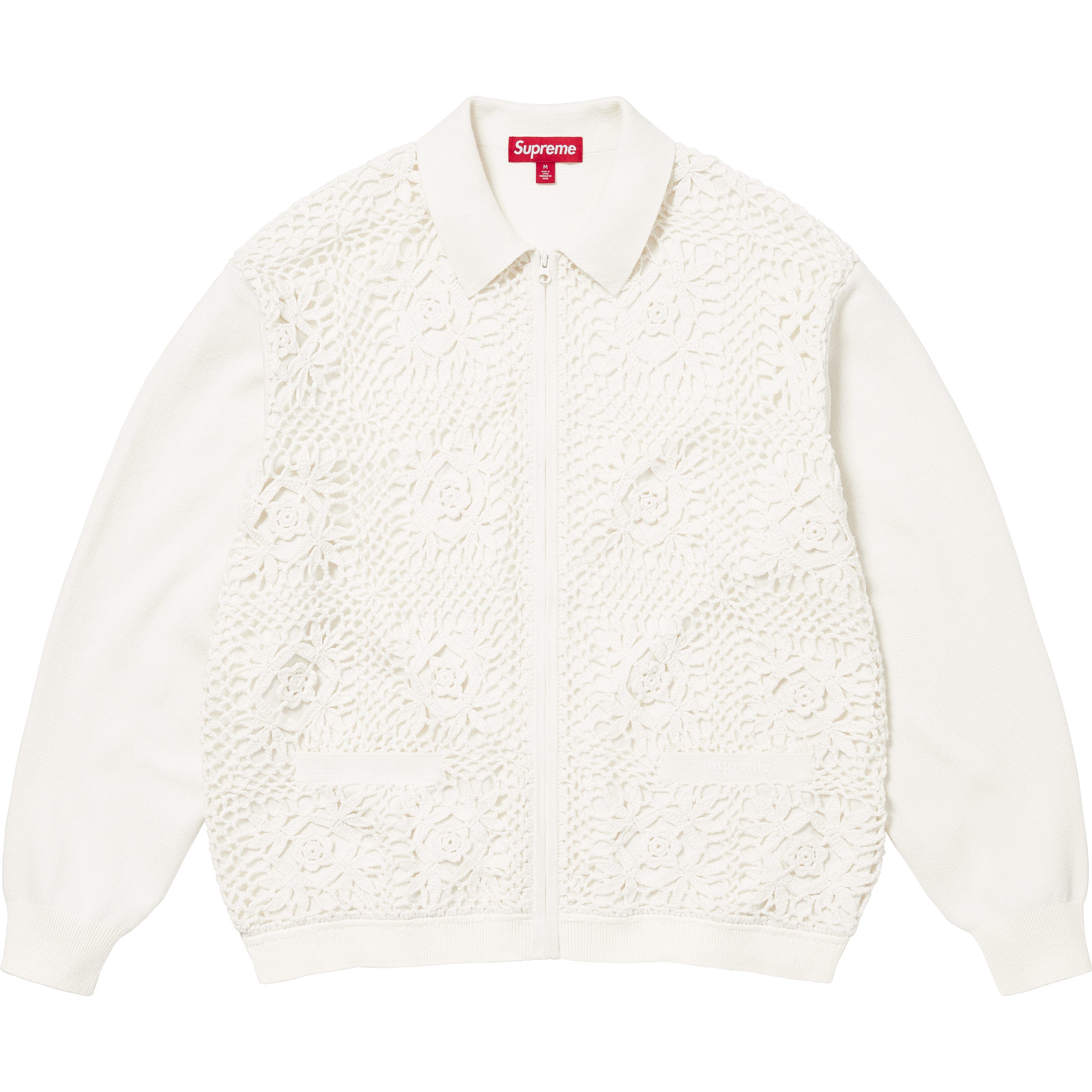 Crochet Zip Up Cardigan