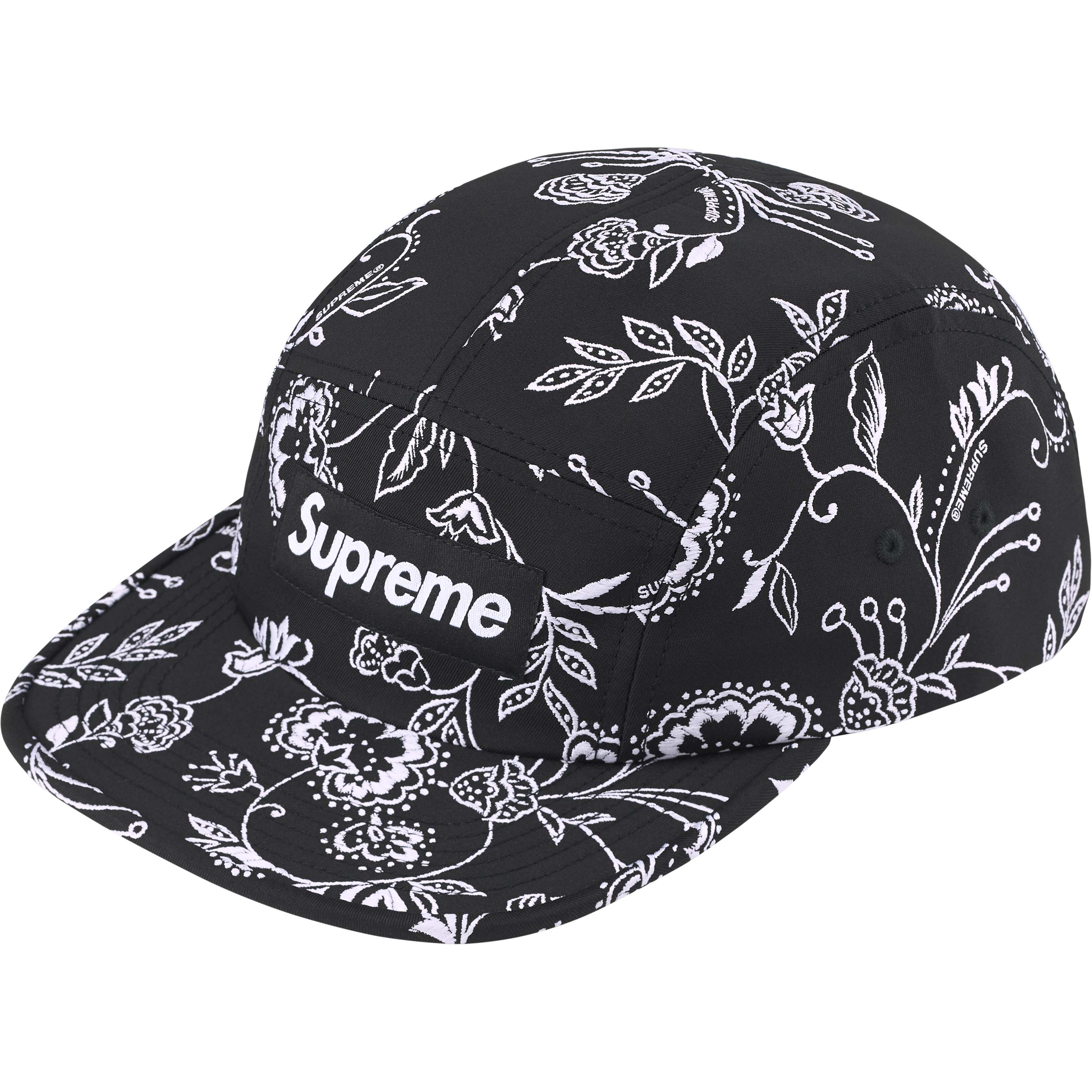 Floral Jacquard Camp Cap