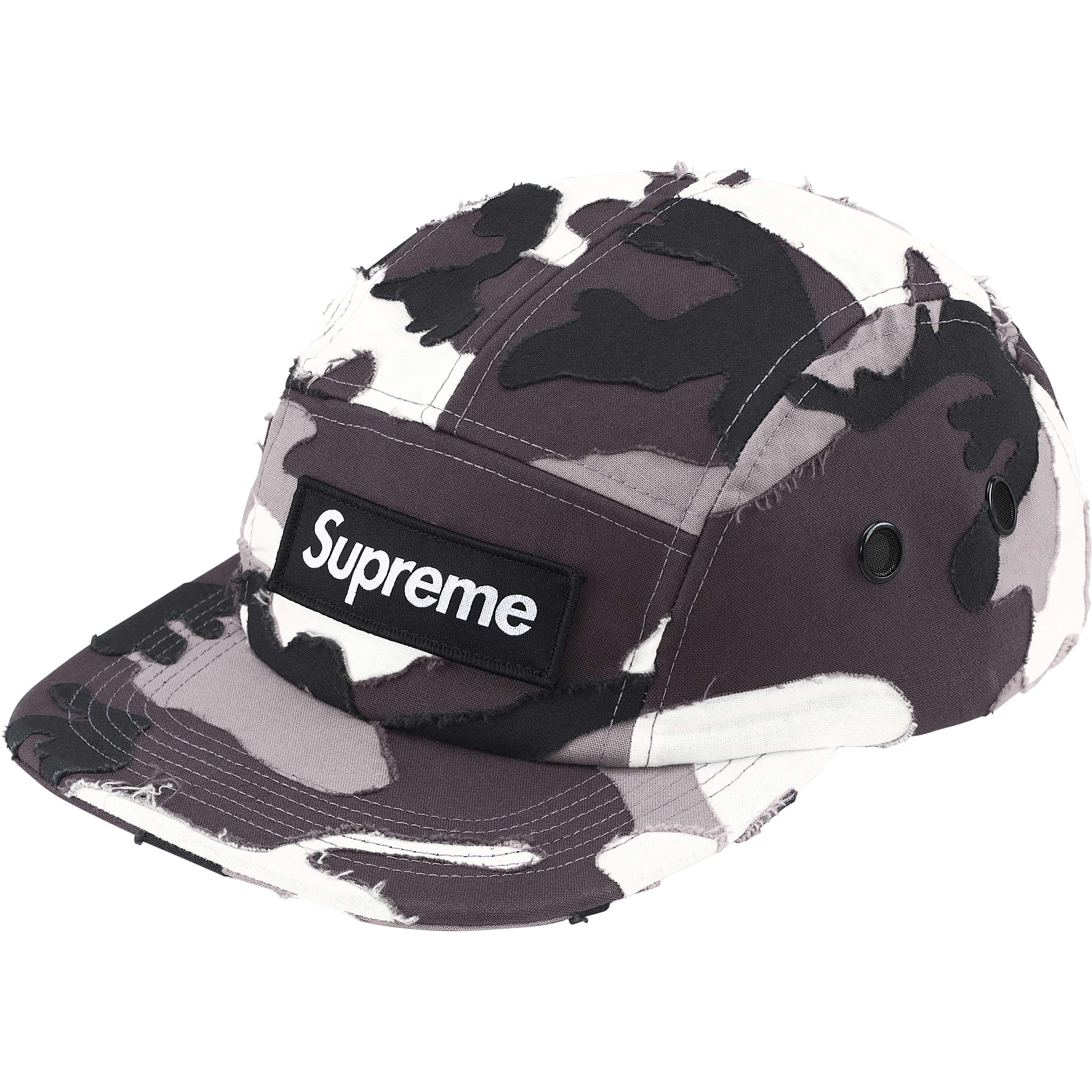Layered Camo Camp Cap