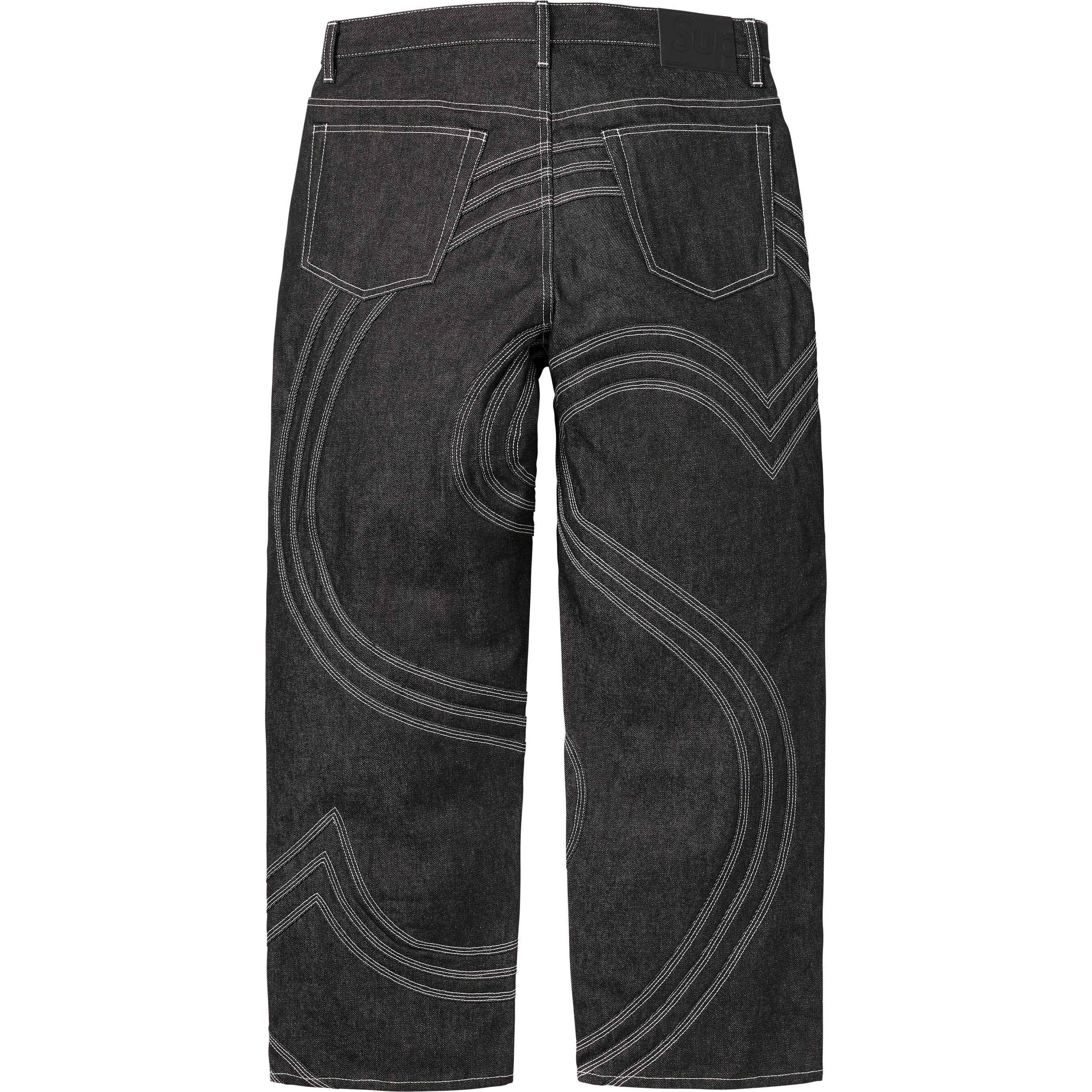 S Logo Rigid Baggy Jean