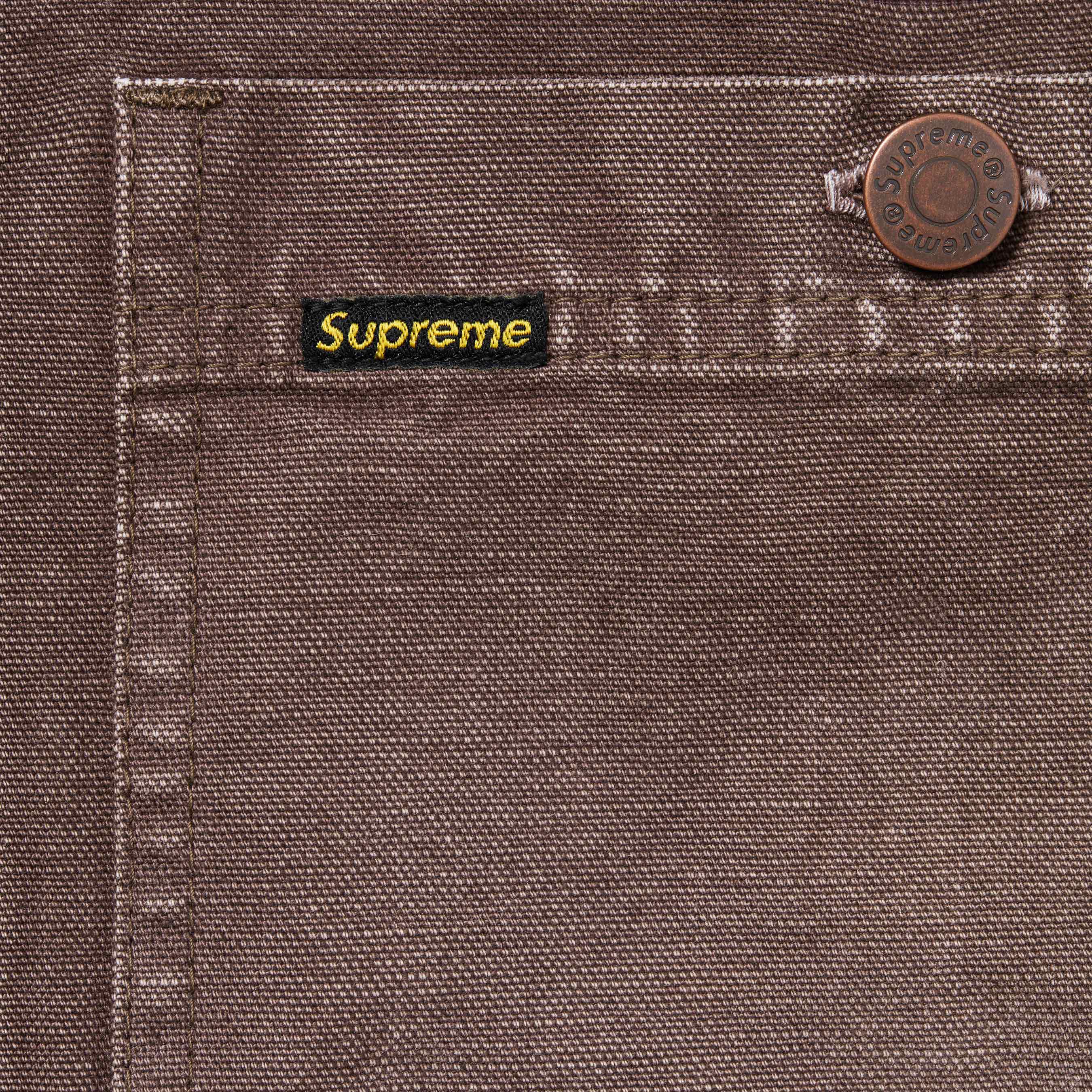 Worn Hooded Chore Coat