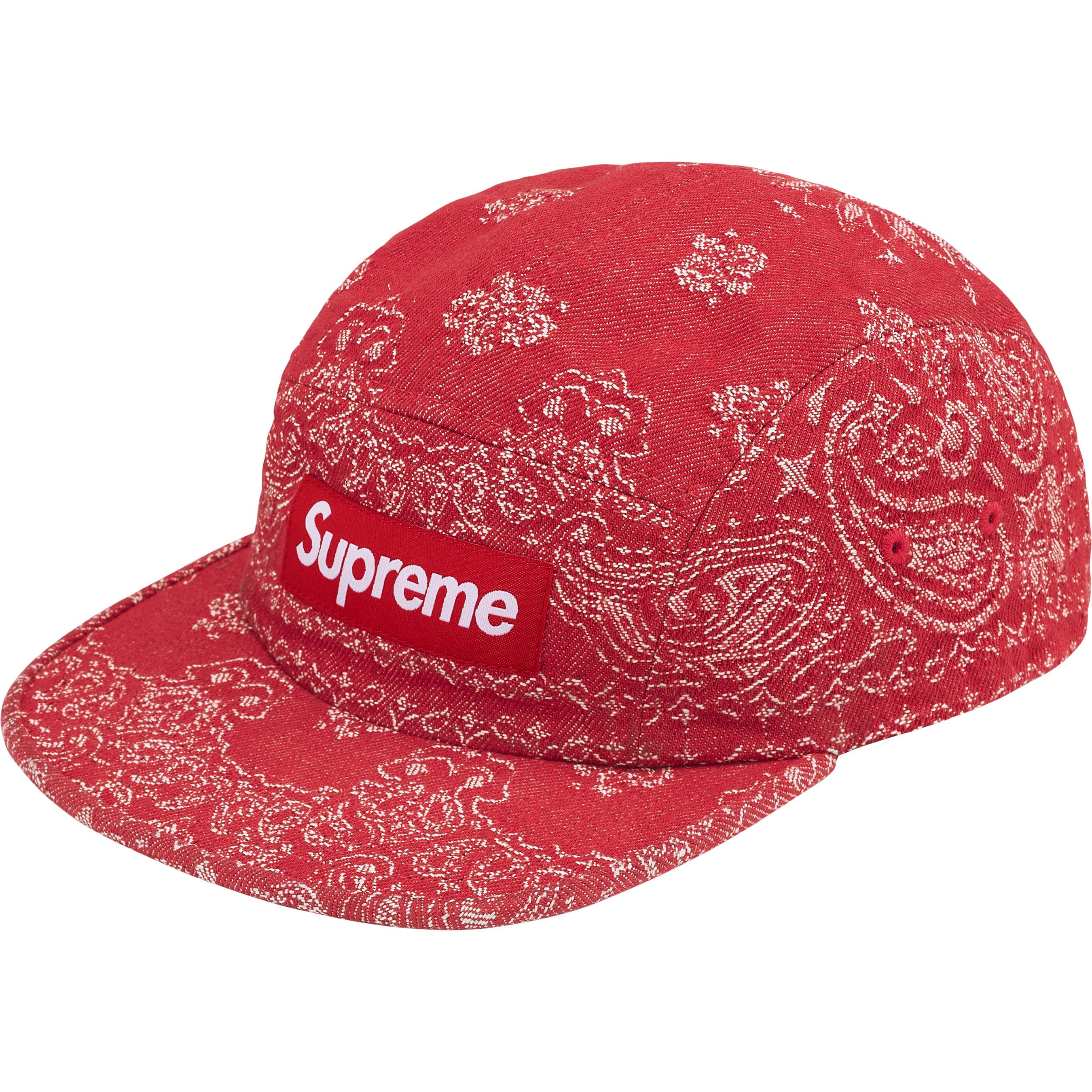 Bandana Jacquard Denim Camp Cap