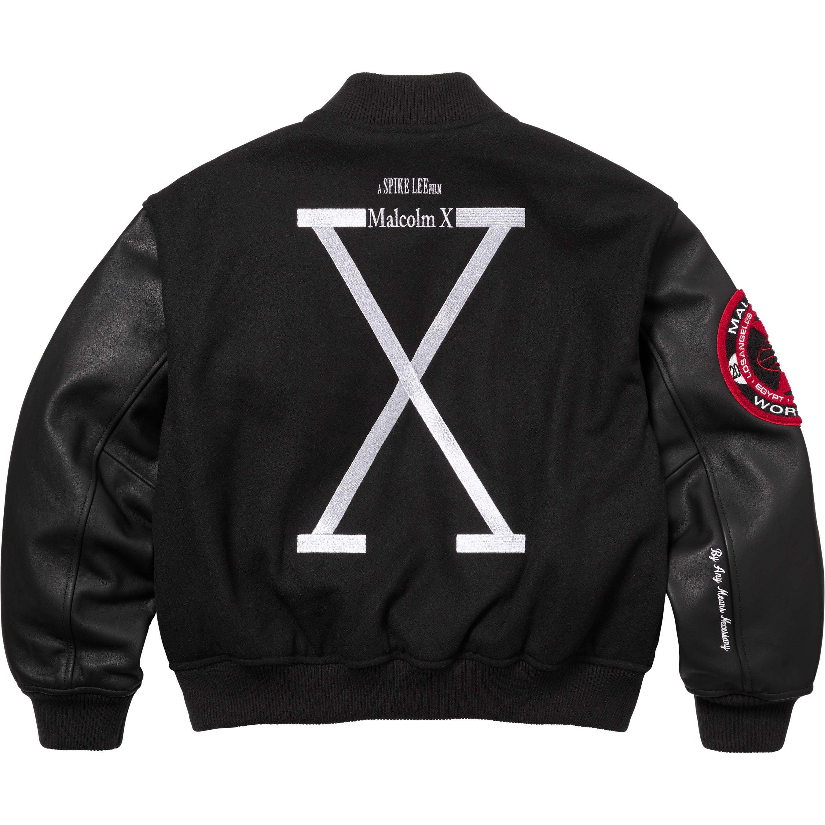 Supreme/40 Acres Malcolm X Varsity Jacket
