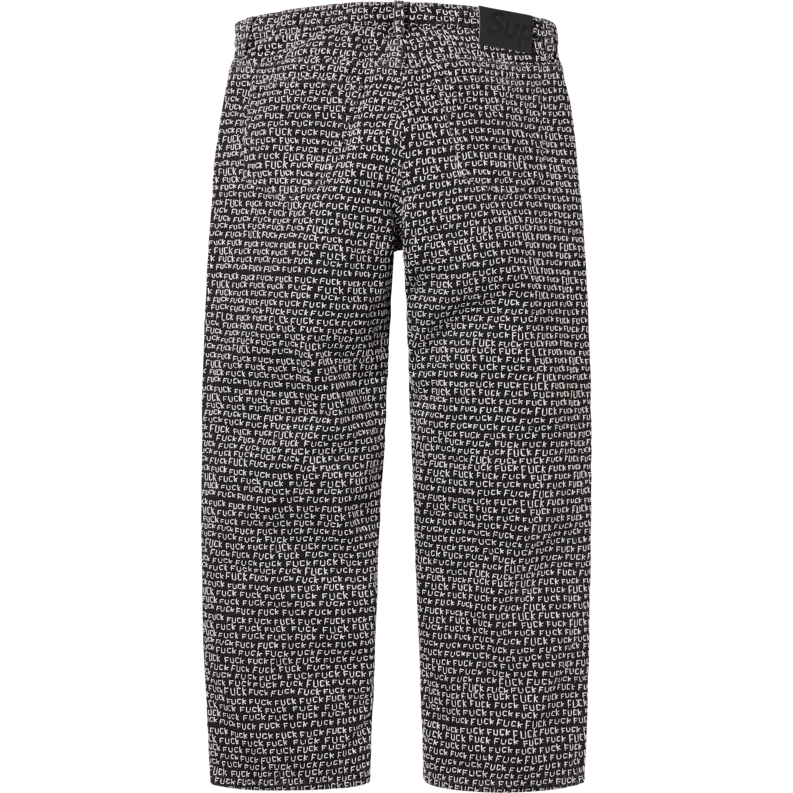 Fuck Stitch Loose Fit Jean