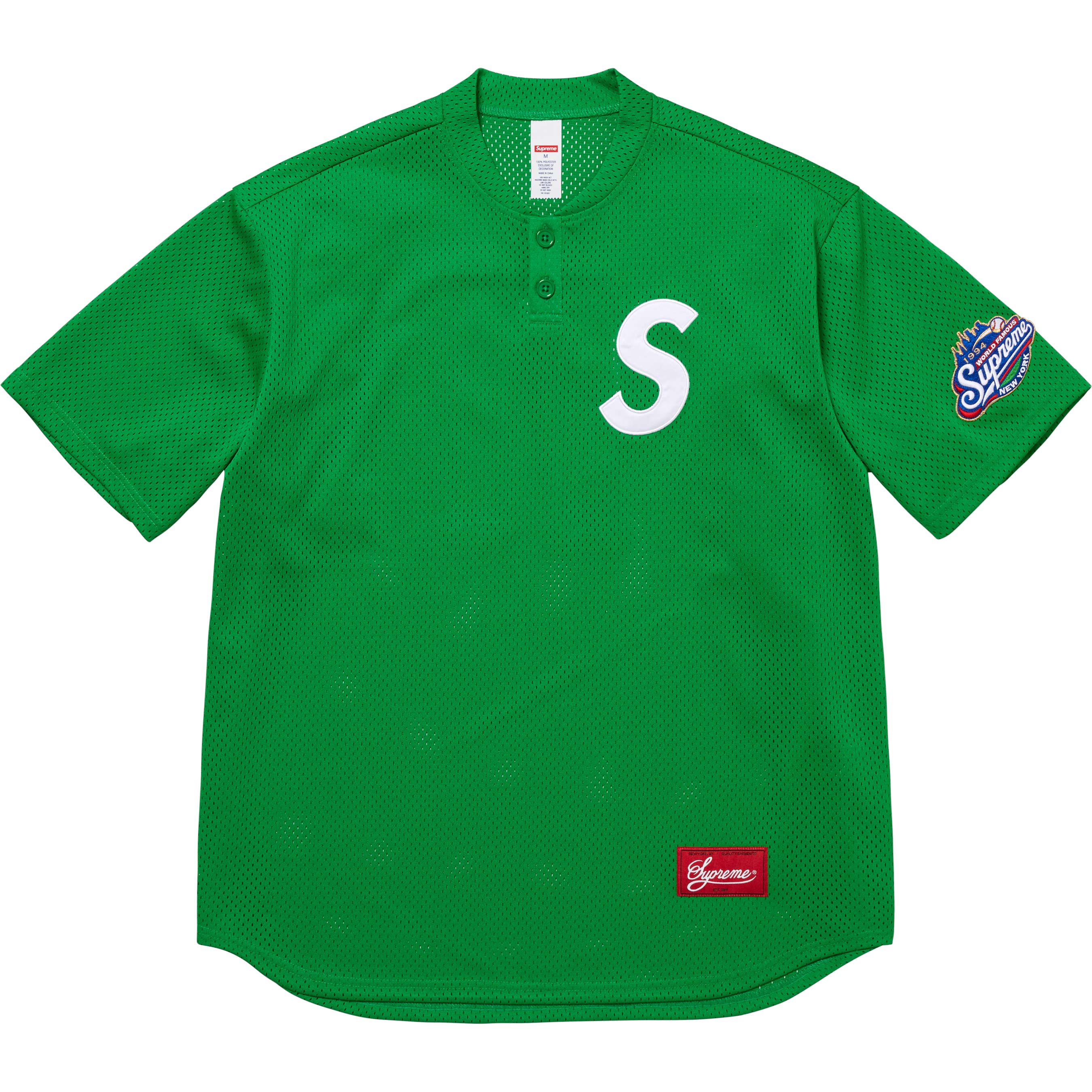 S Logo Baseball Henley