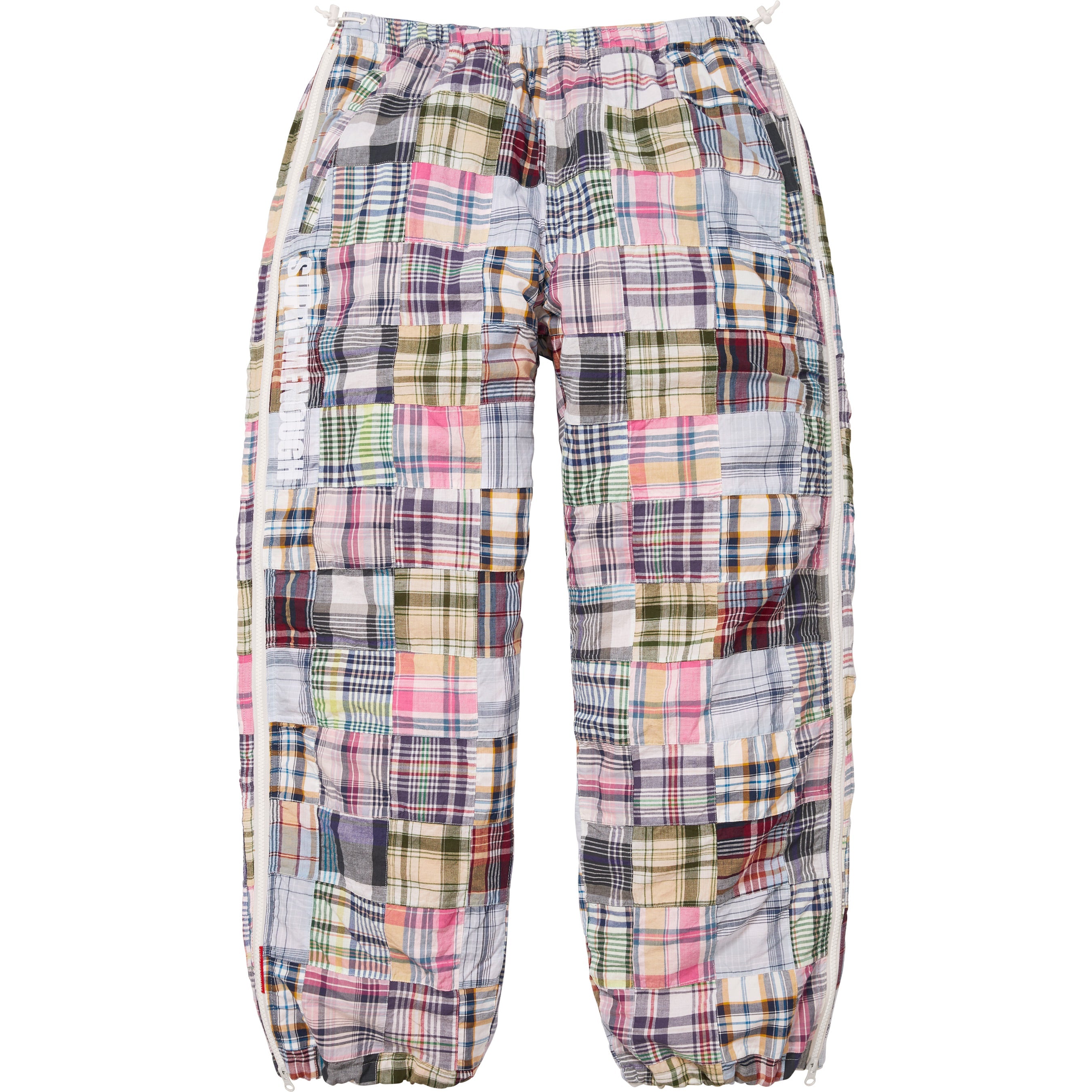 Supreme®/GOODENOUGH Patchwork Madras Full Zip Track Pant