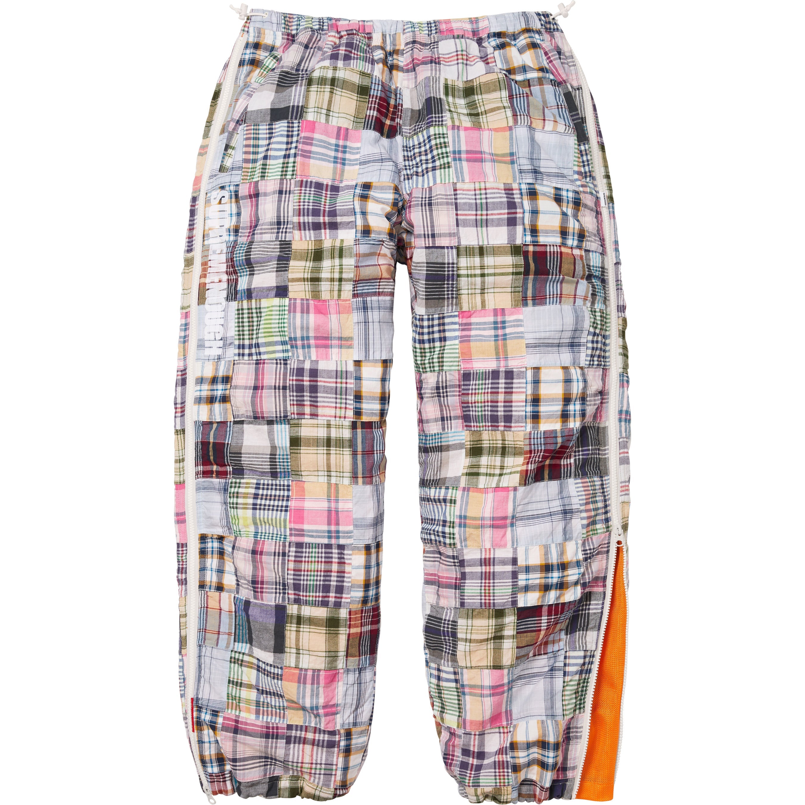 Supreme®/GOODENOUGH Patchwork Madras Full Zip Track Pant