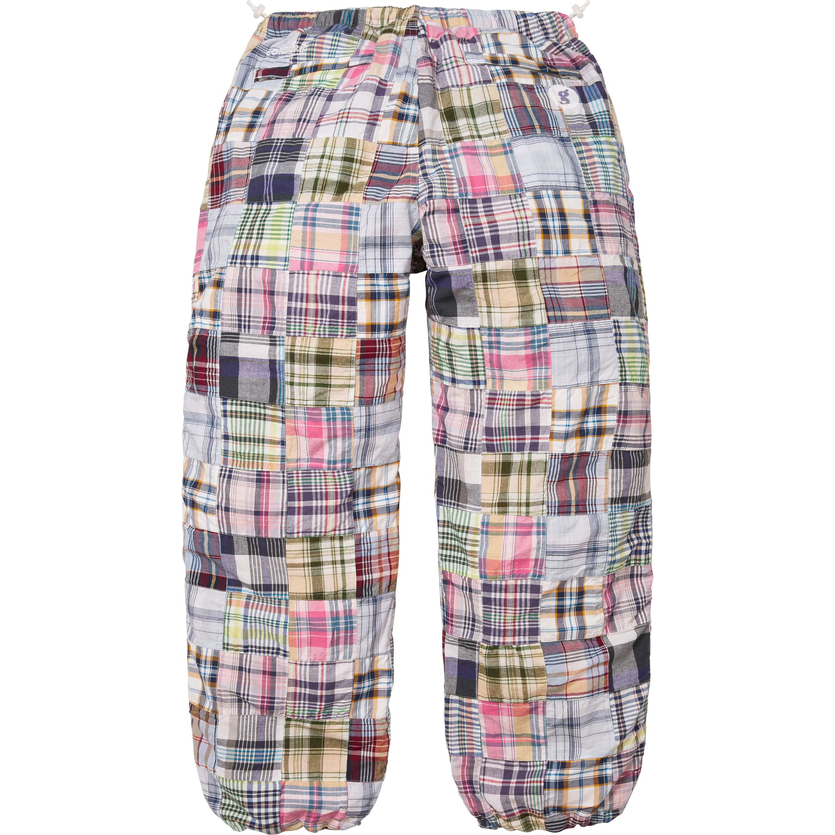 Supreme®/GOODENOUGH Patchwork Madras Full Zip Track Pant