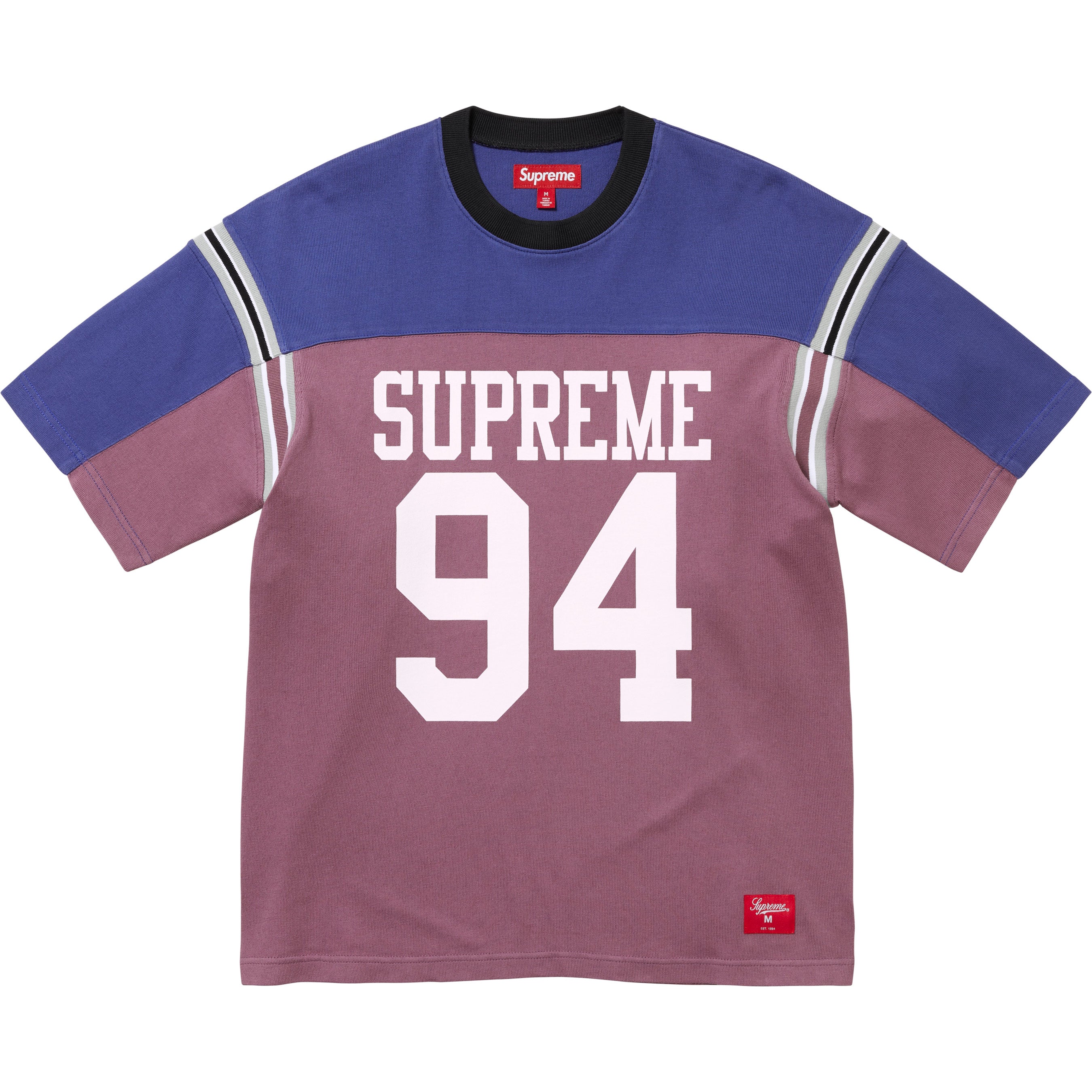Split S/S Football Top