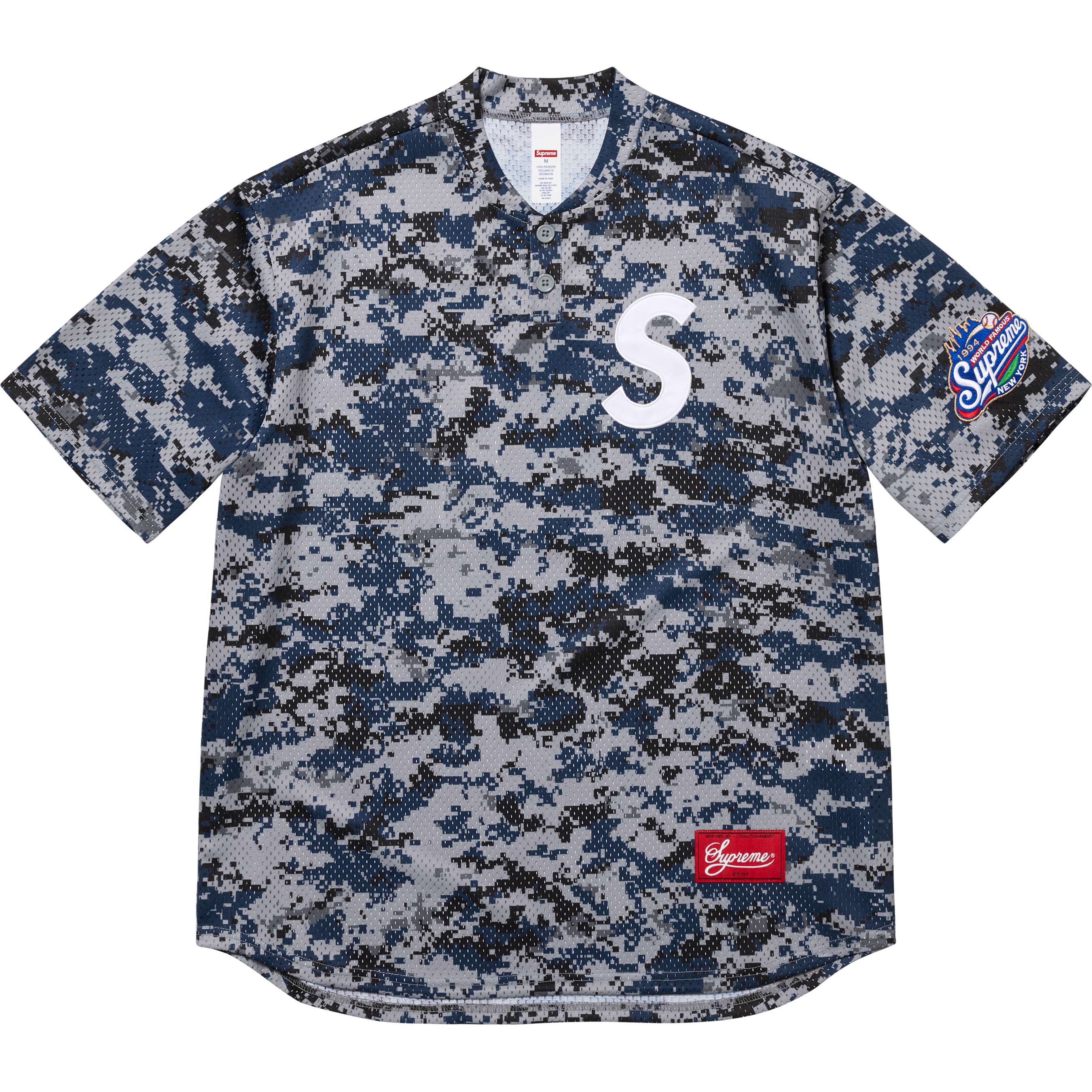 S Logo Baseball Henley