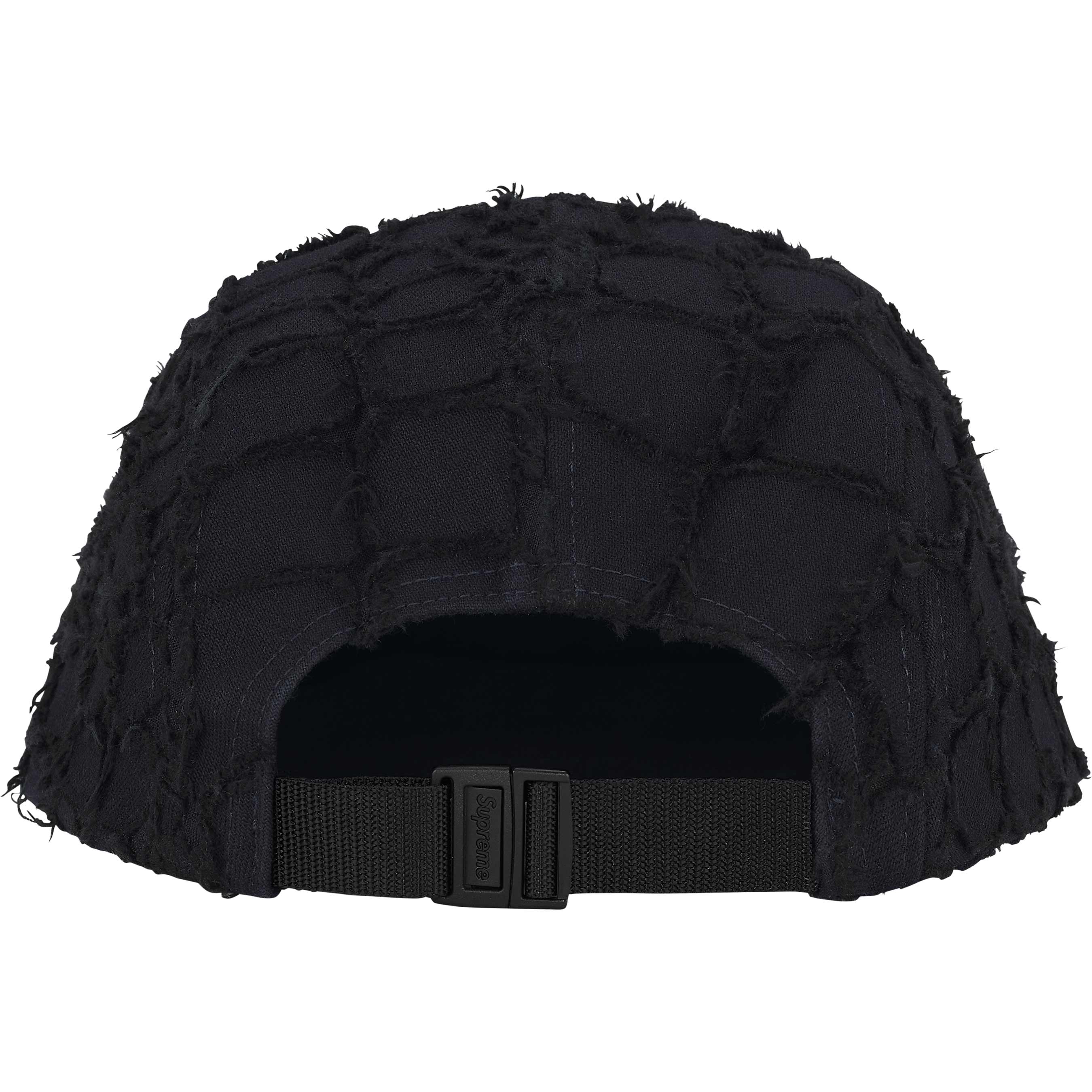 Frayed Croc Denim Camp Cap