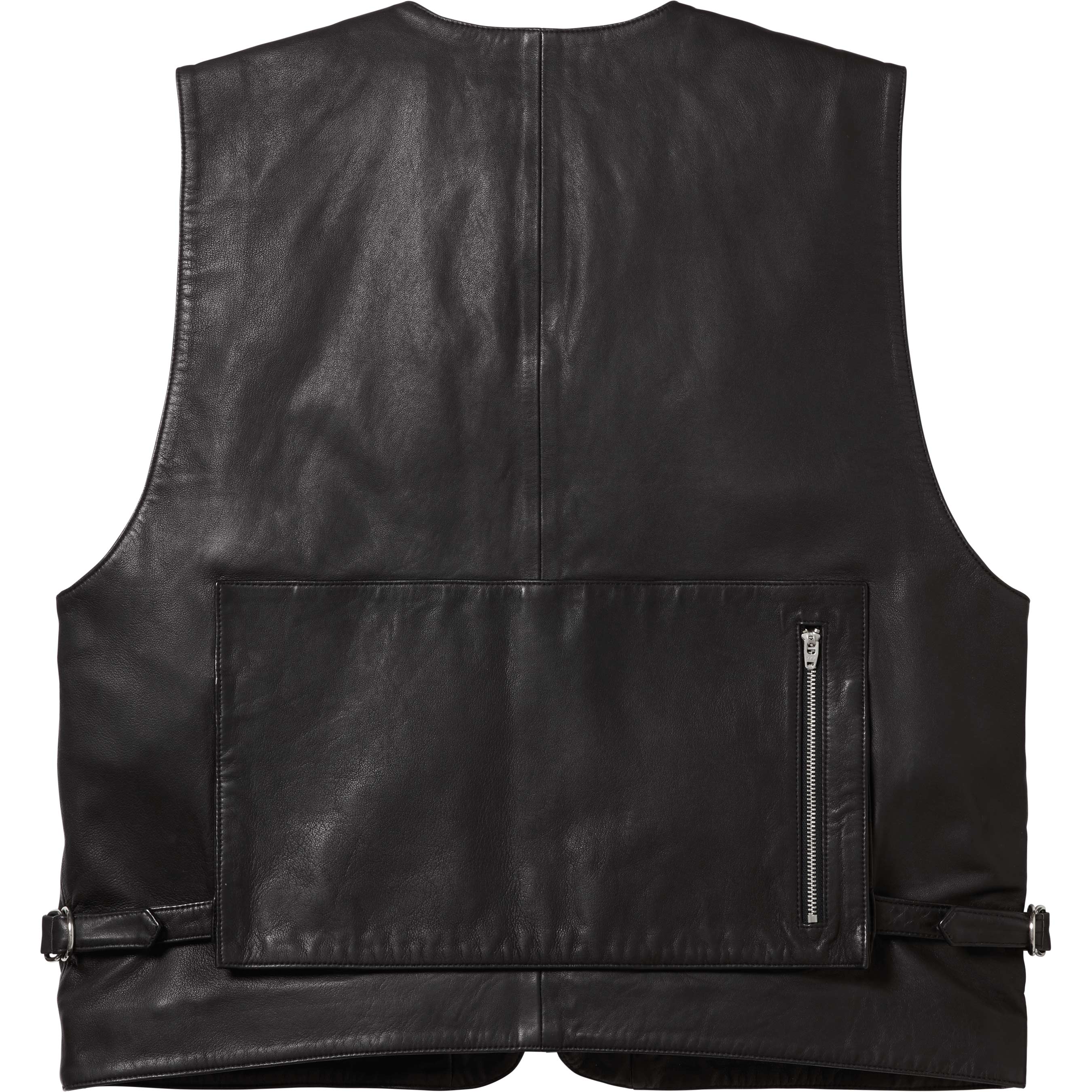 Leather Cargo Vest