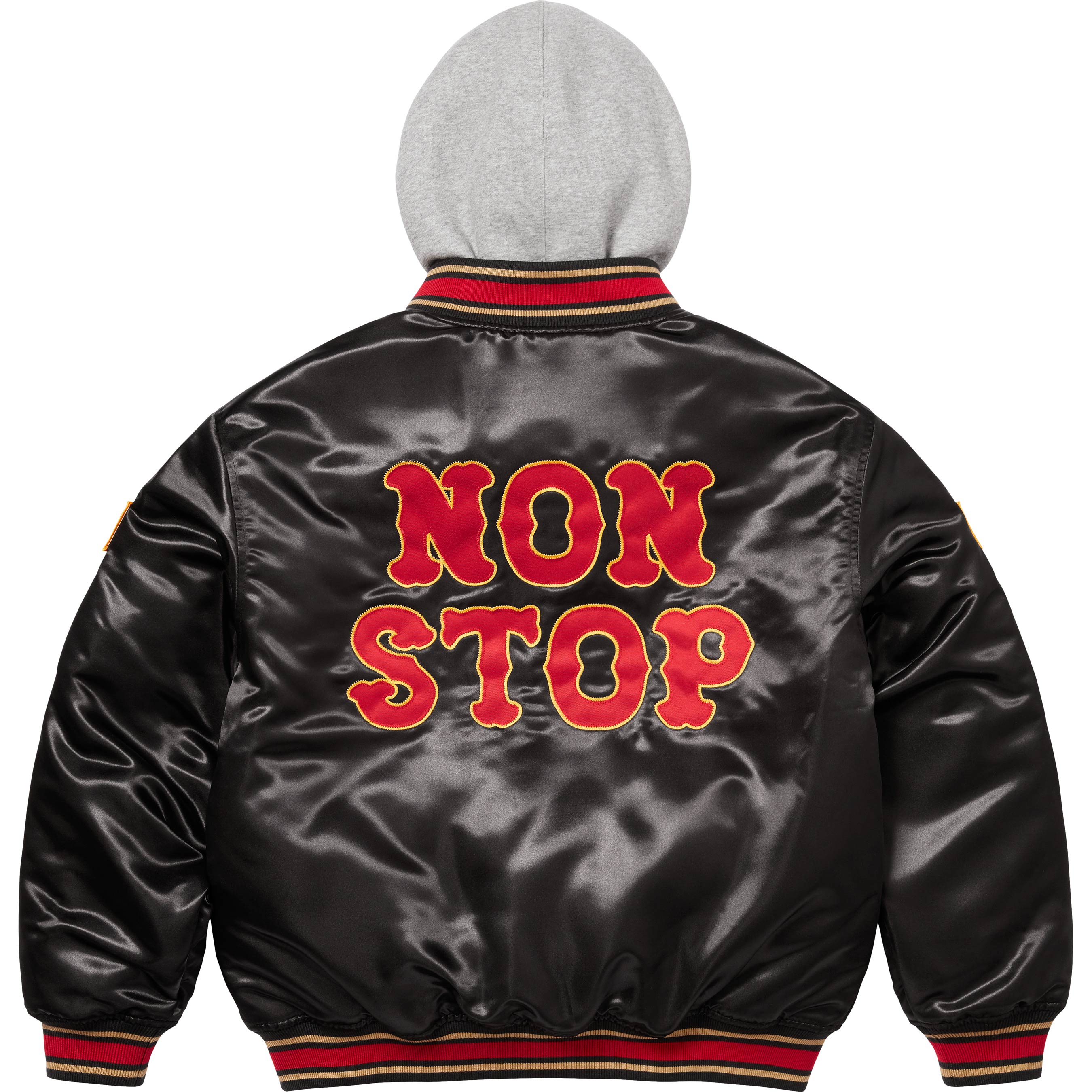 Supreme®/Homerun Satin Hooded Varsity Jacket