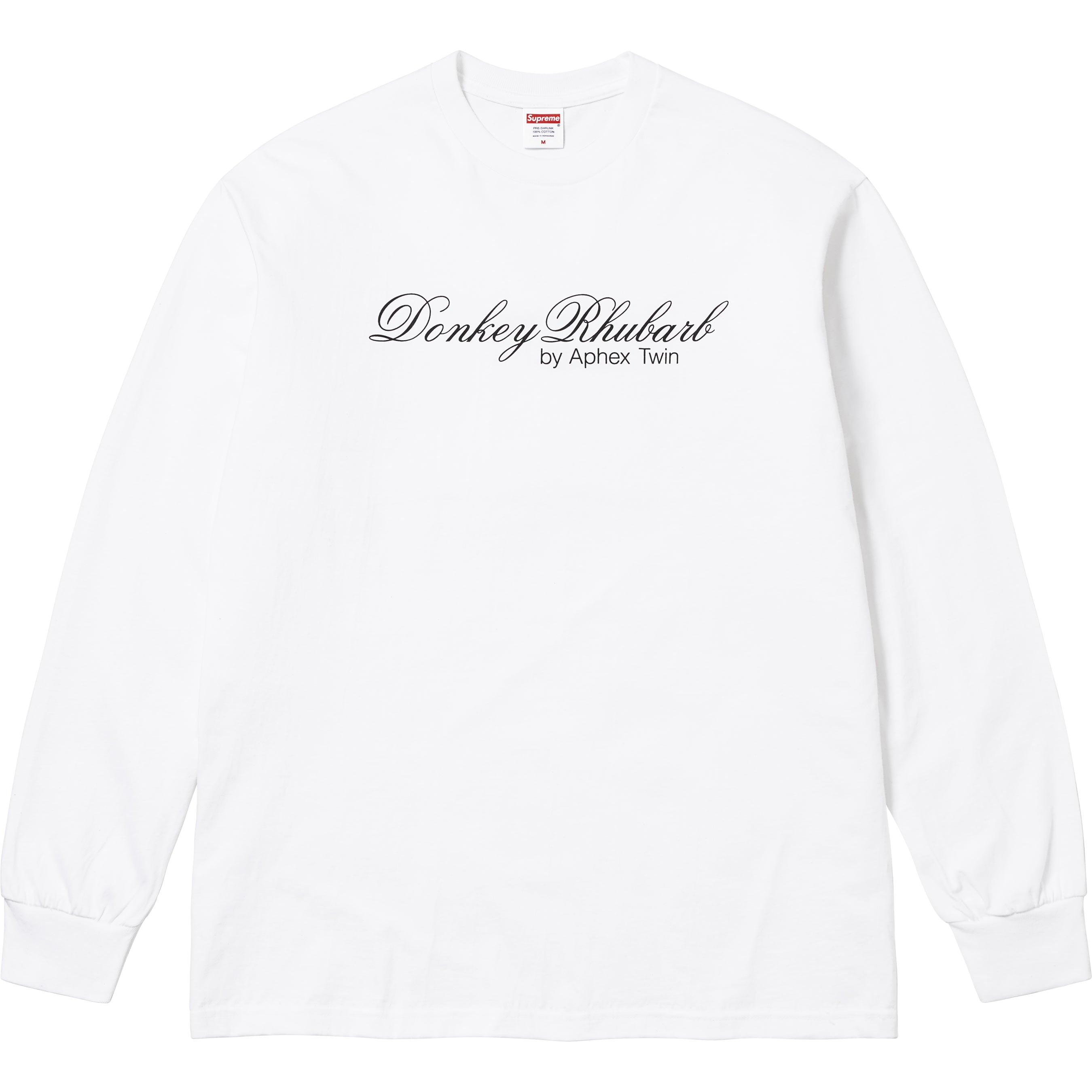 Supreme/Aphex Twin Donkey Rhubarb L/S Tee