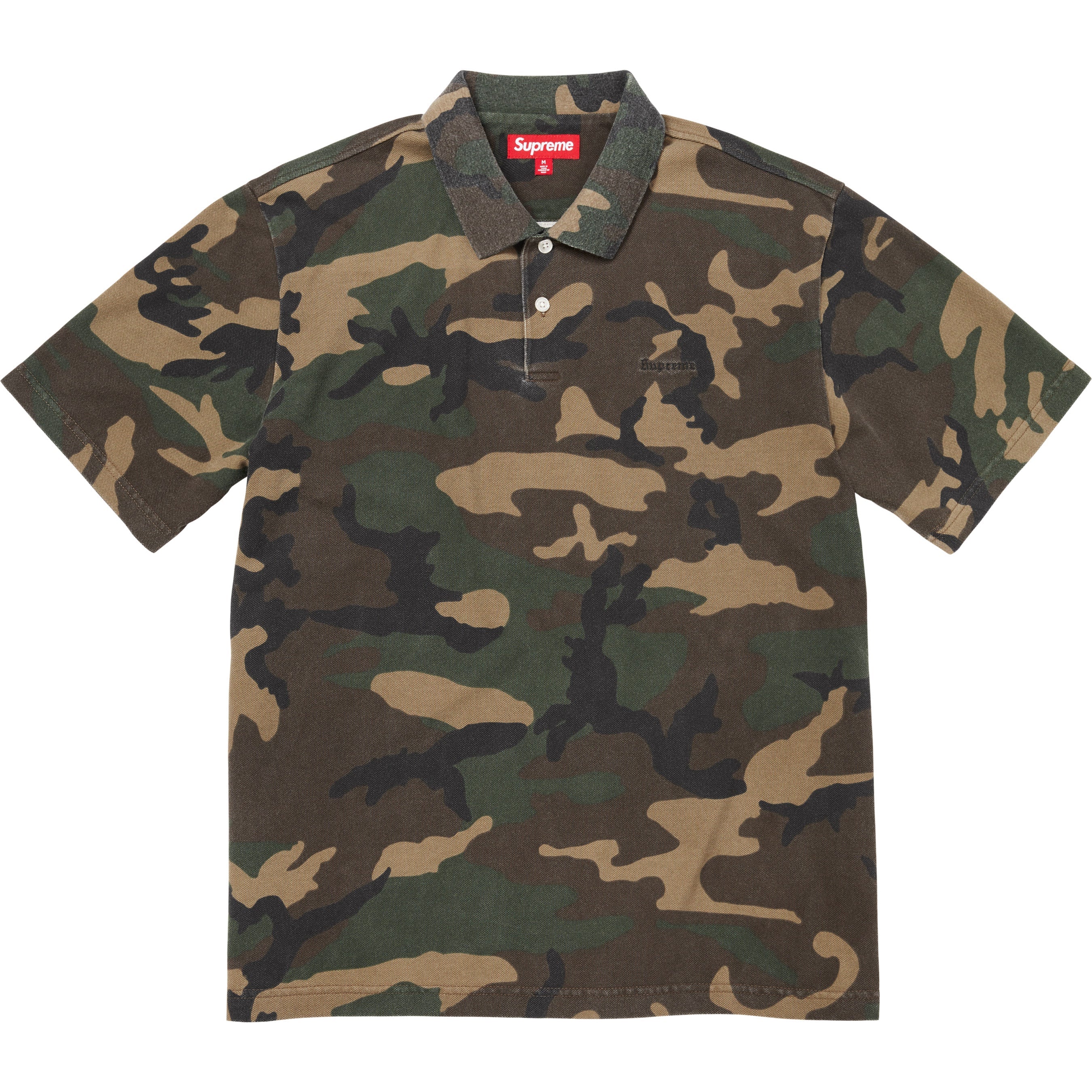 Washed Camo Polo