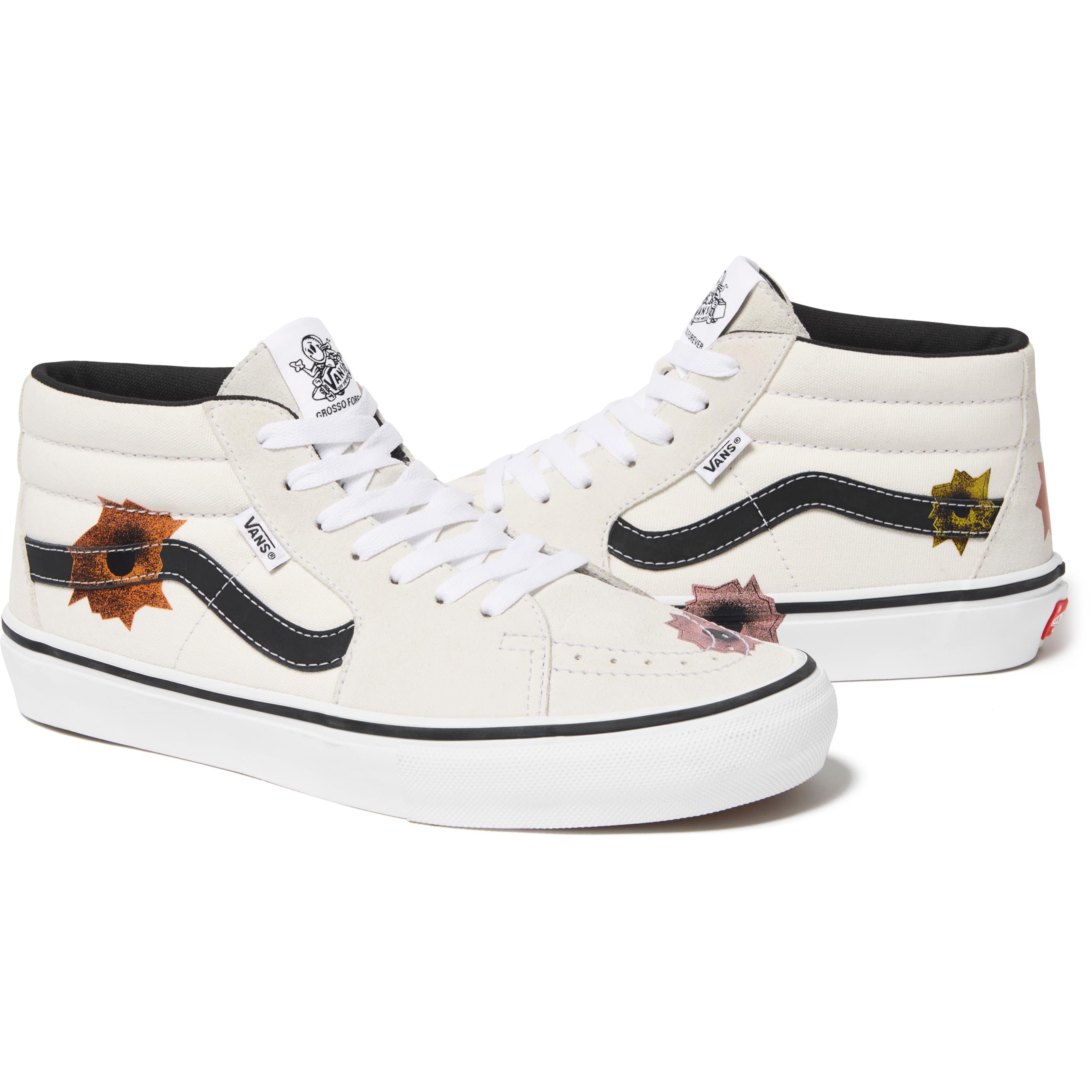 Supreme®/Vans®/Nate Lowman Skate Grosso Mid