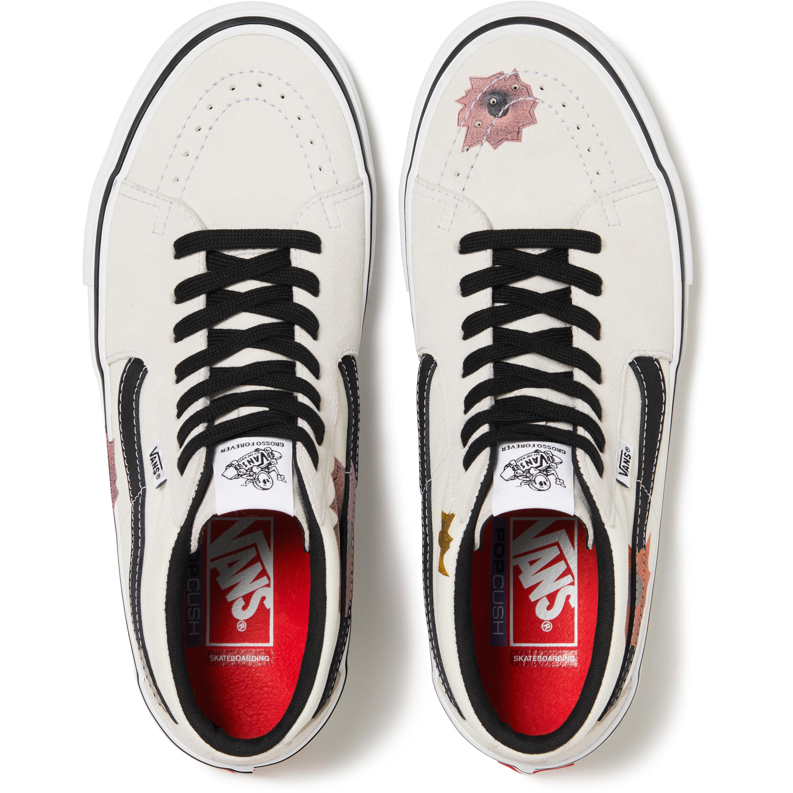 Supreme®/Vans®/Nate Lowman Skate Grosso Mid