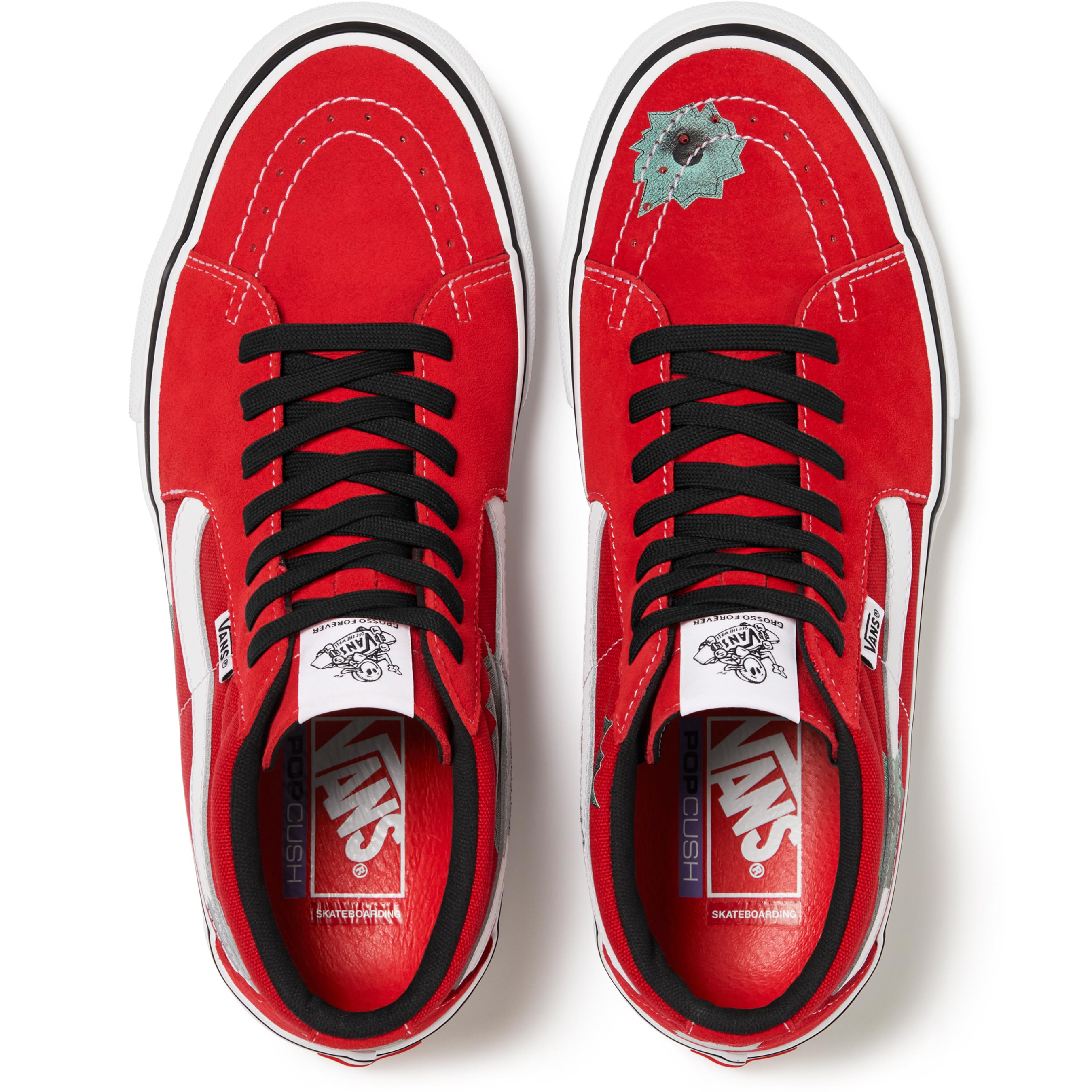 Supreme®/Vans®/Nate Lowman Skate Grosso Mid