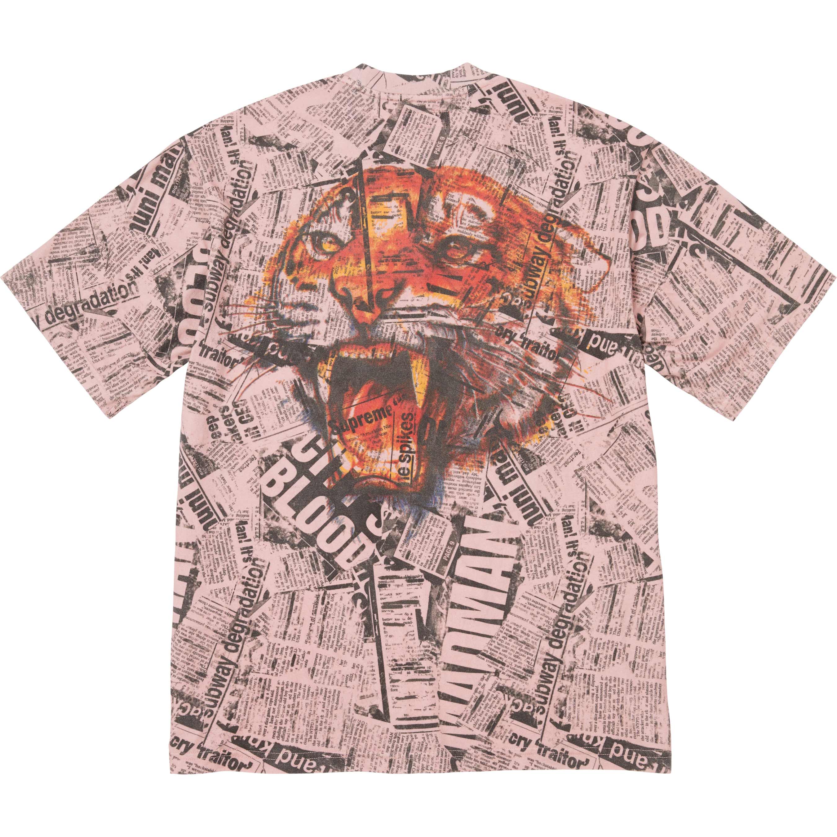 Newspaper S/S Top