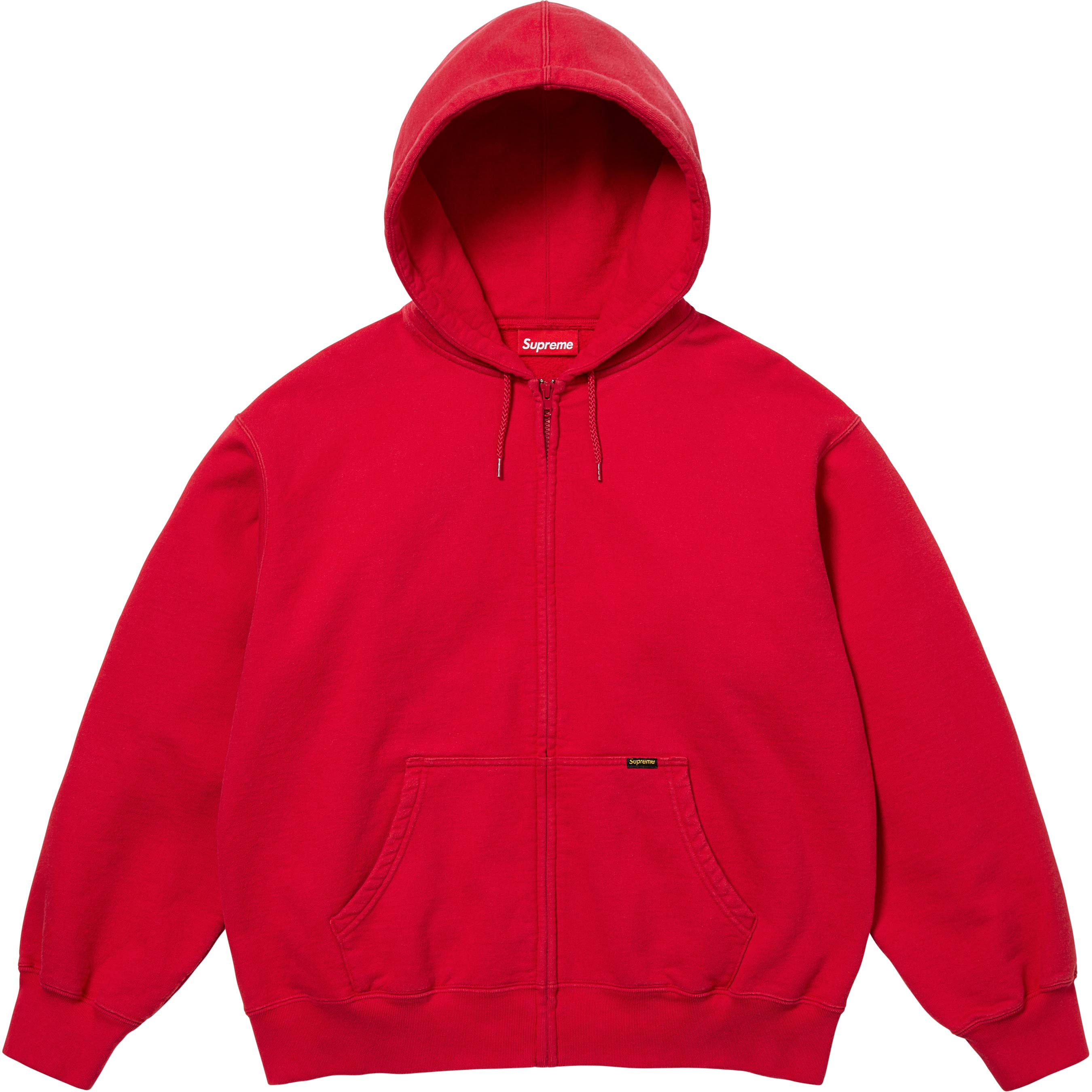 Work Zip Up Hooded Sweatshirt
