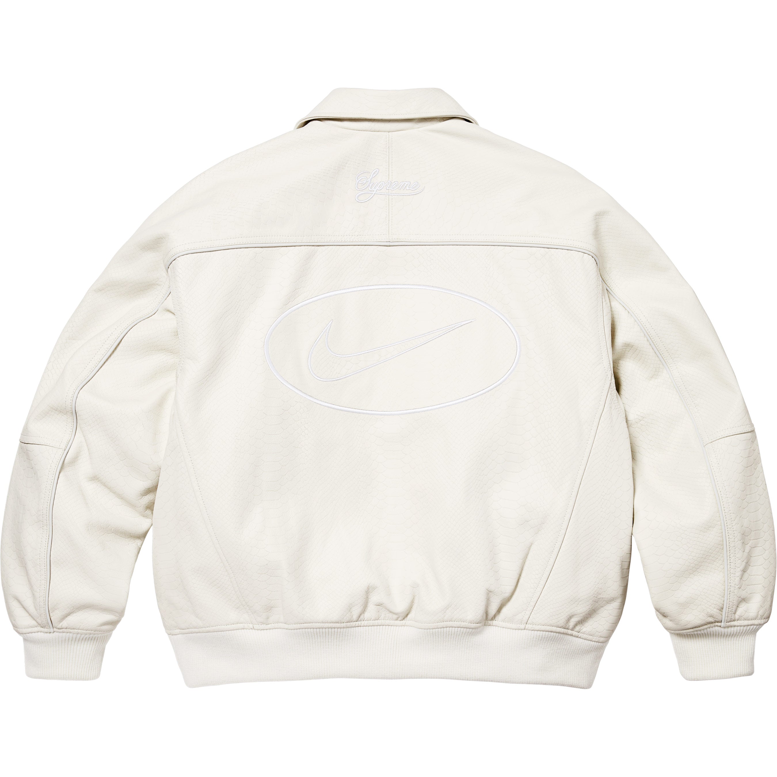 Supreme®/Nike® Leather Varsity Jacket