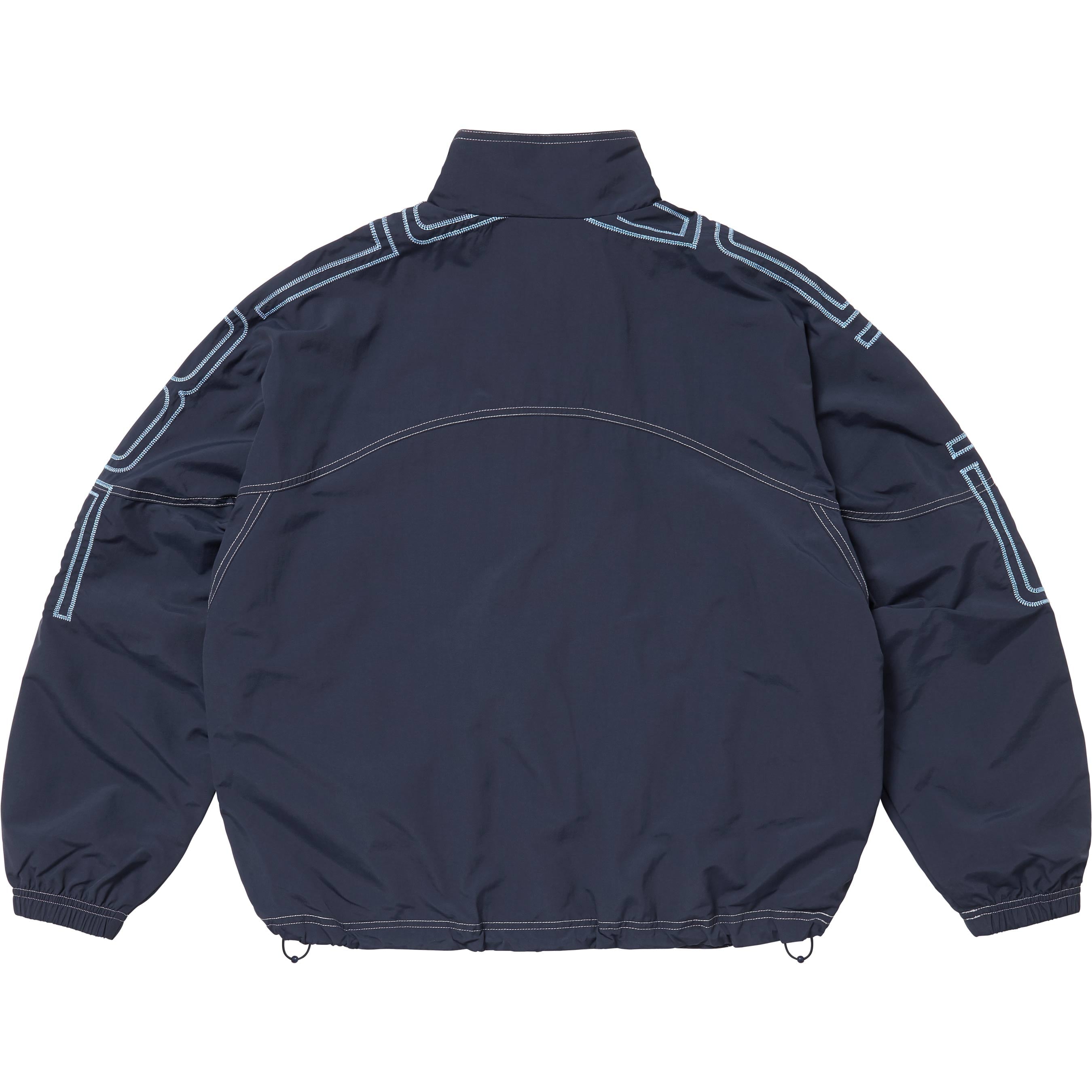 Spellout Embroidered Track Jacket