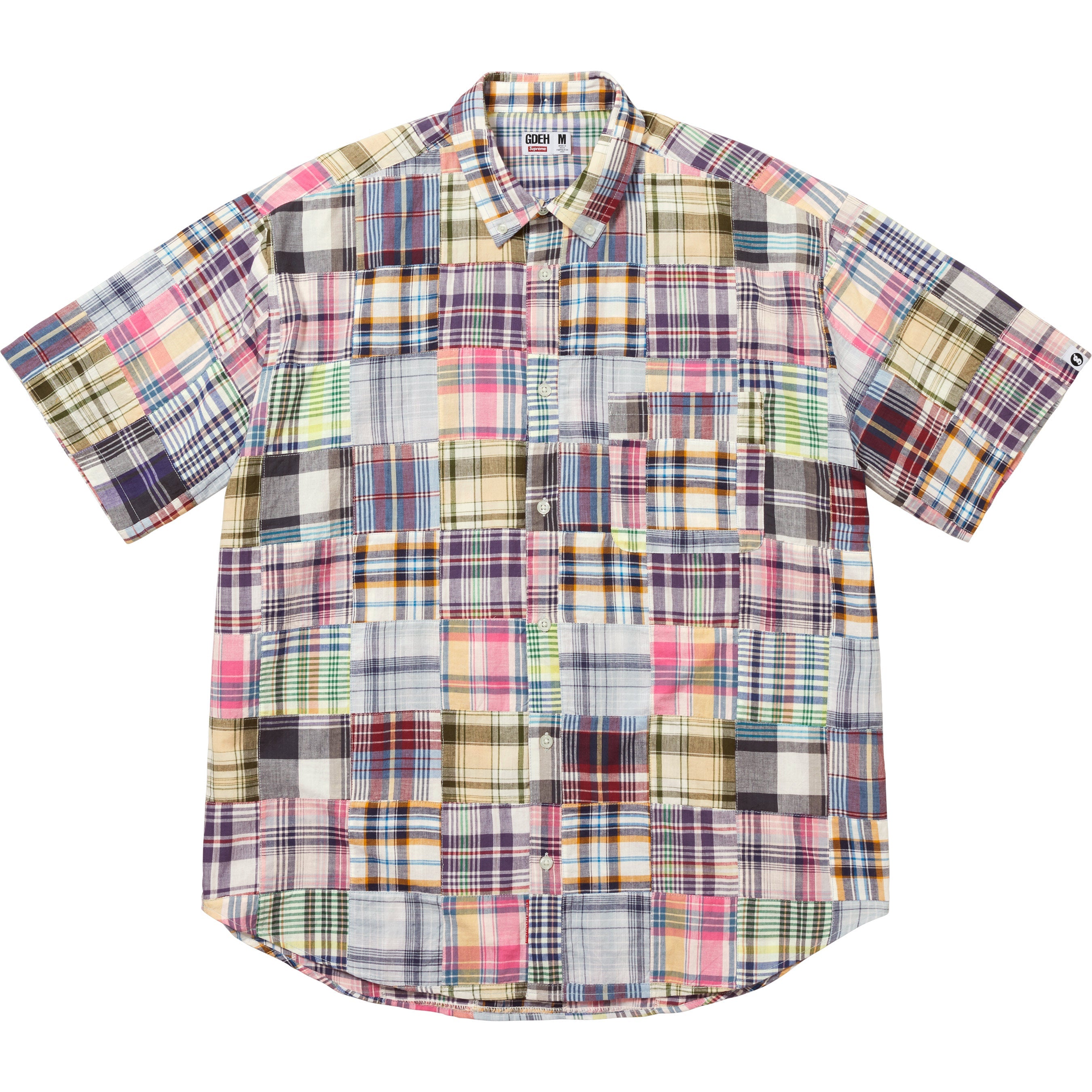 Supreme®/GOODENOUGH Patchwork Madras S/S Shirt