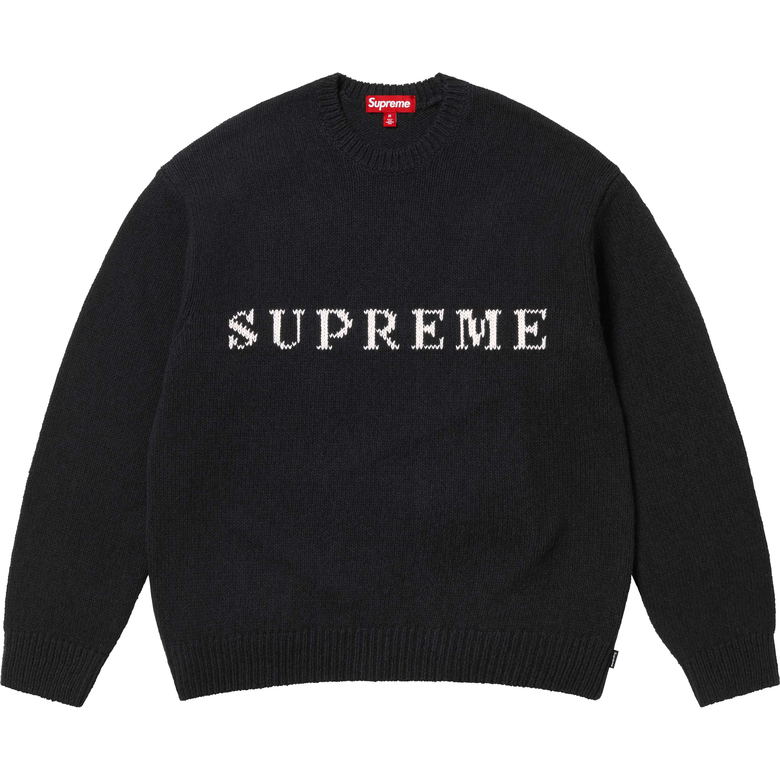 Contrast Logo Sweater