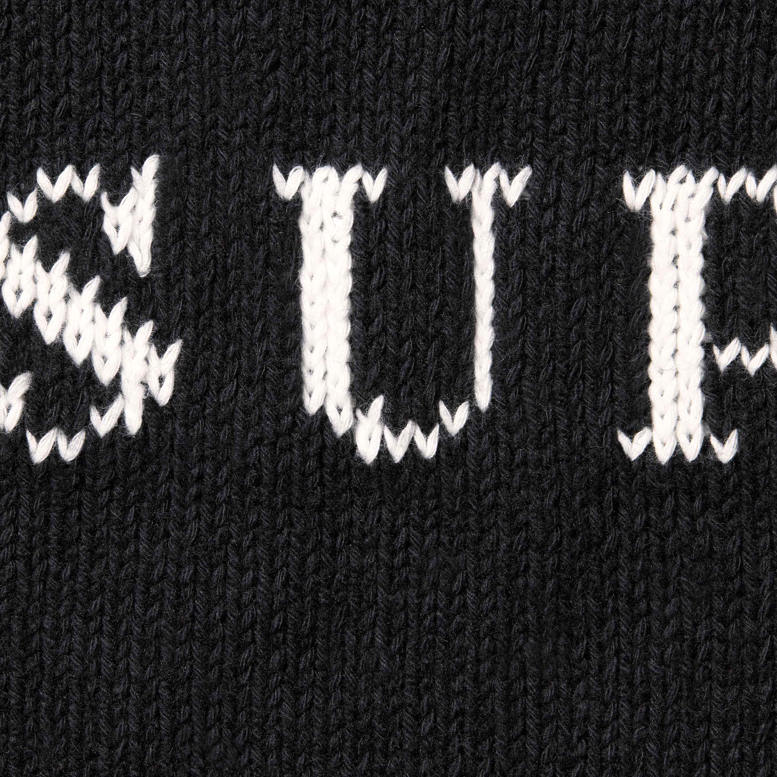 Contrast Logo Sweater