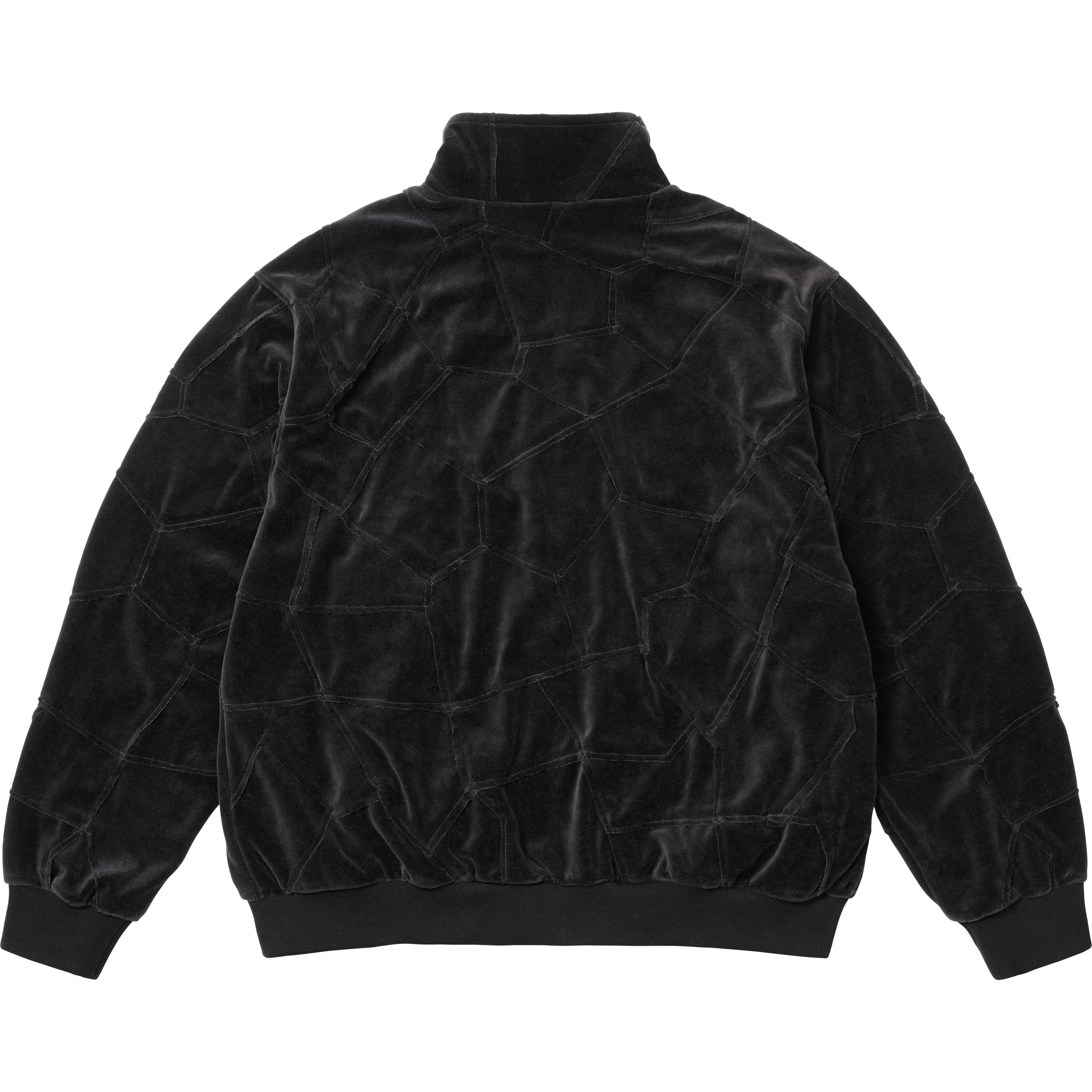 Patchwork Velour Track Jacket