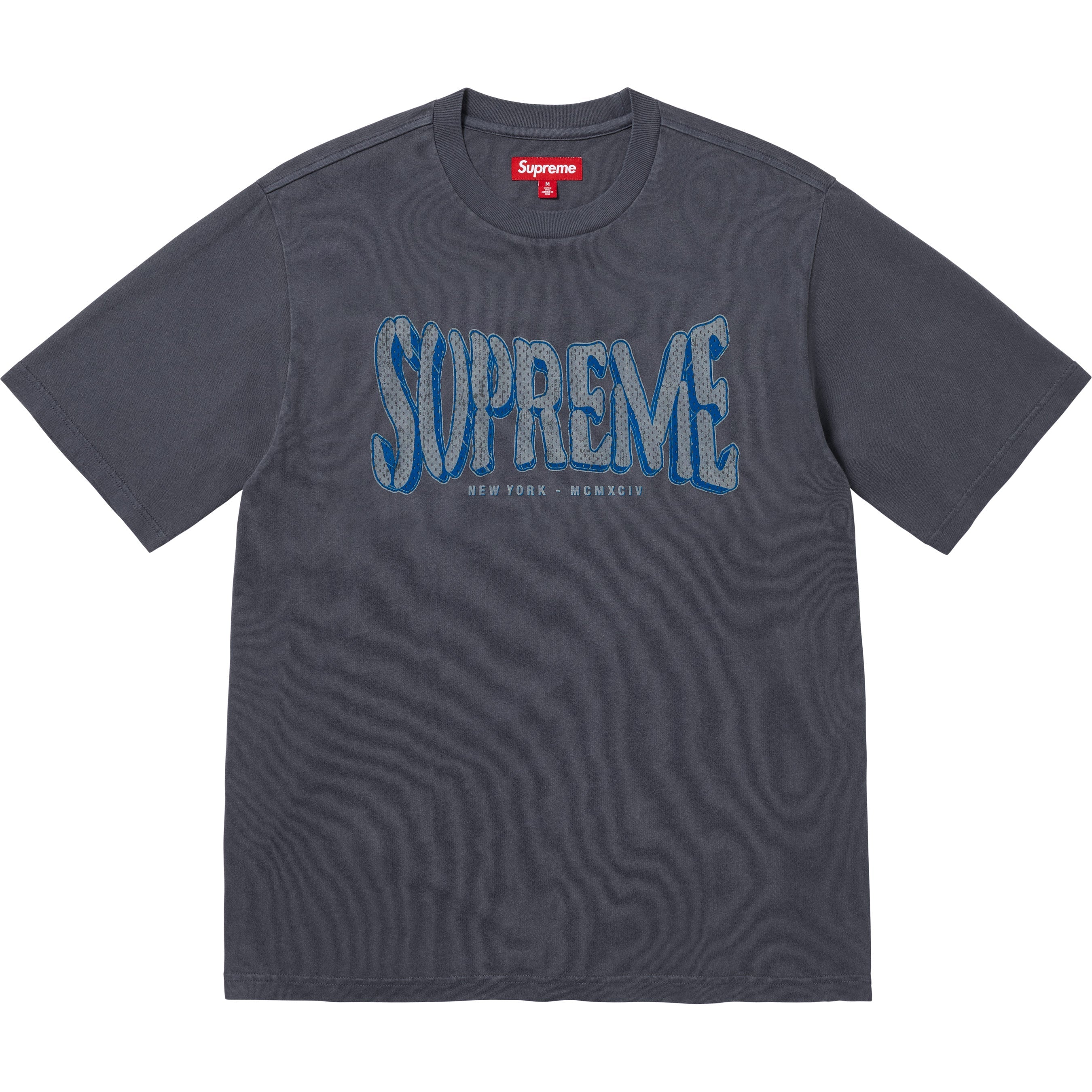 Flocked Washed S/S Top