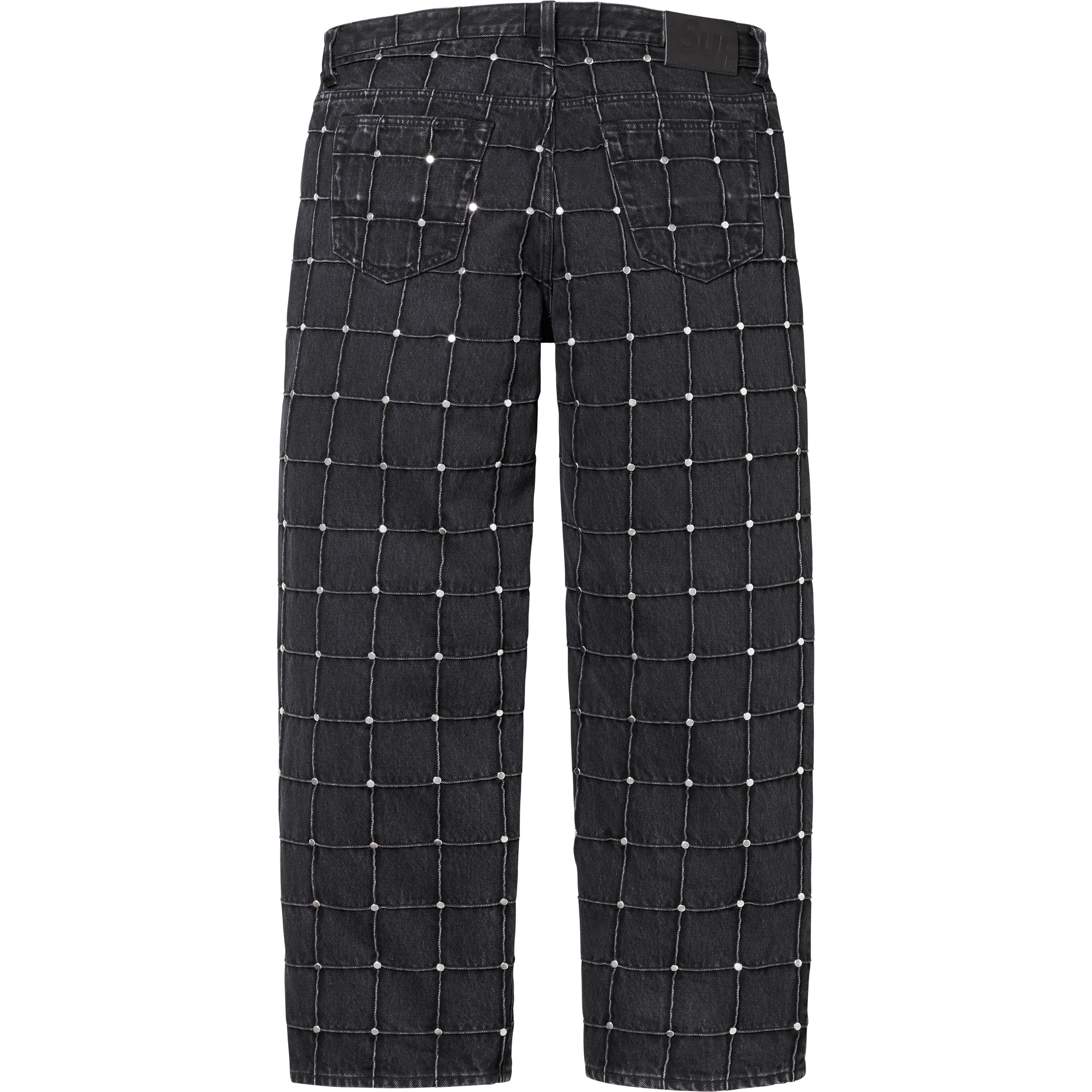 Studded Seam Loose Fit Jean