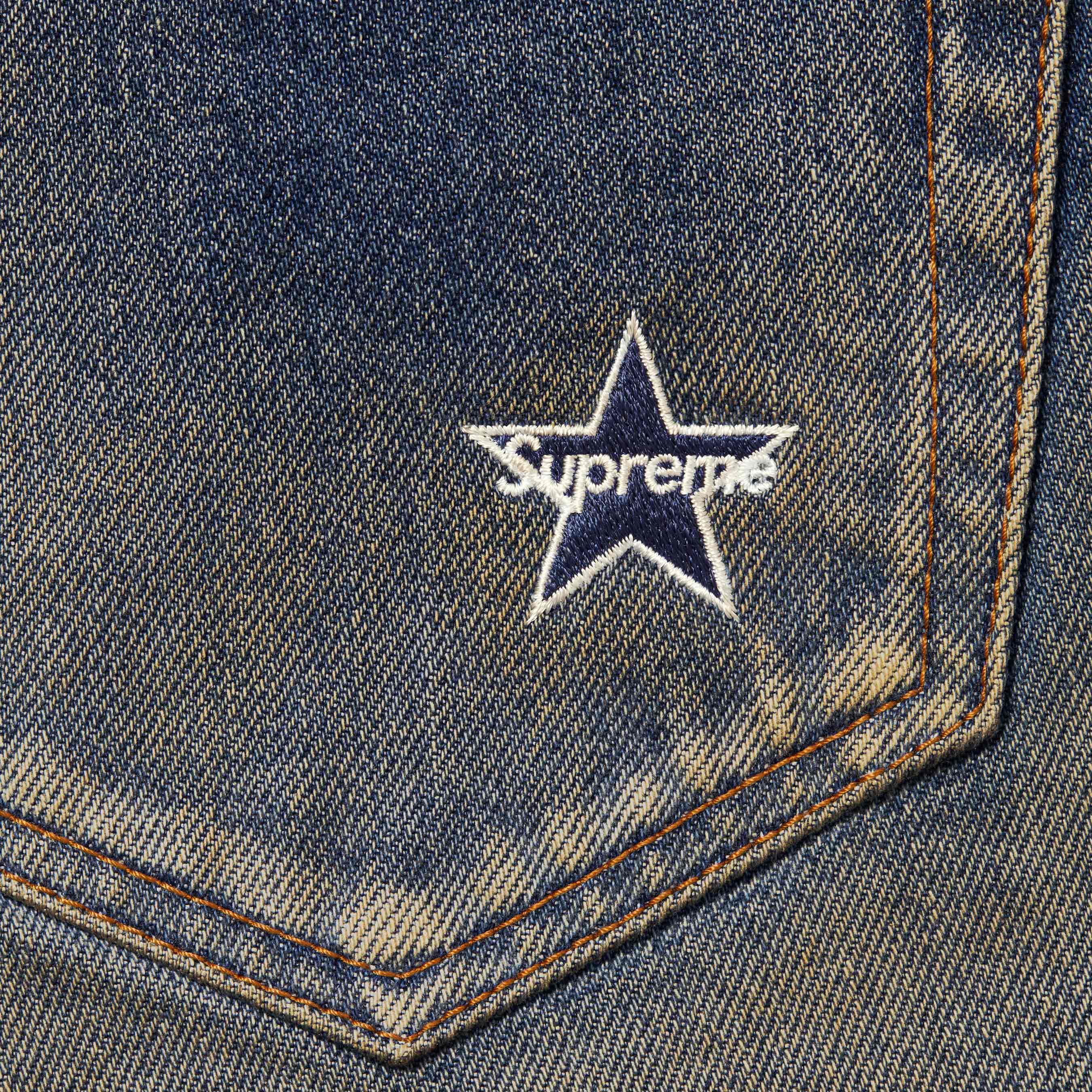 Distressed Loose Fit Selvedge Jean