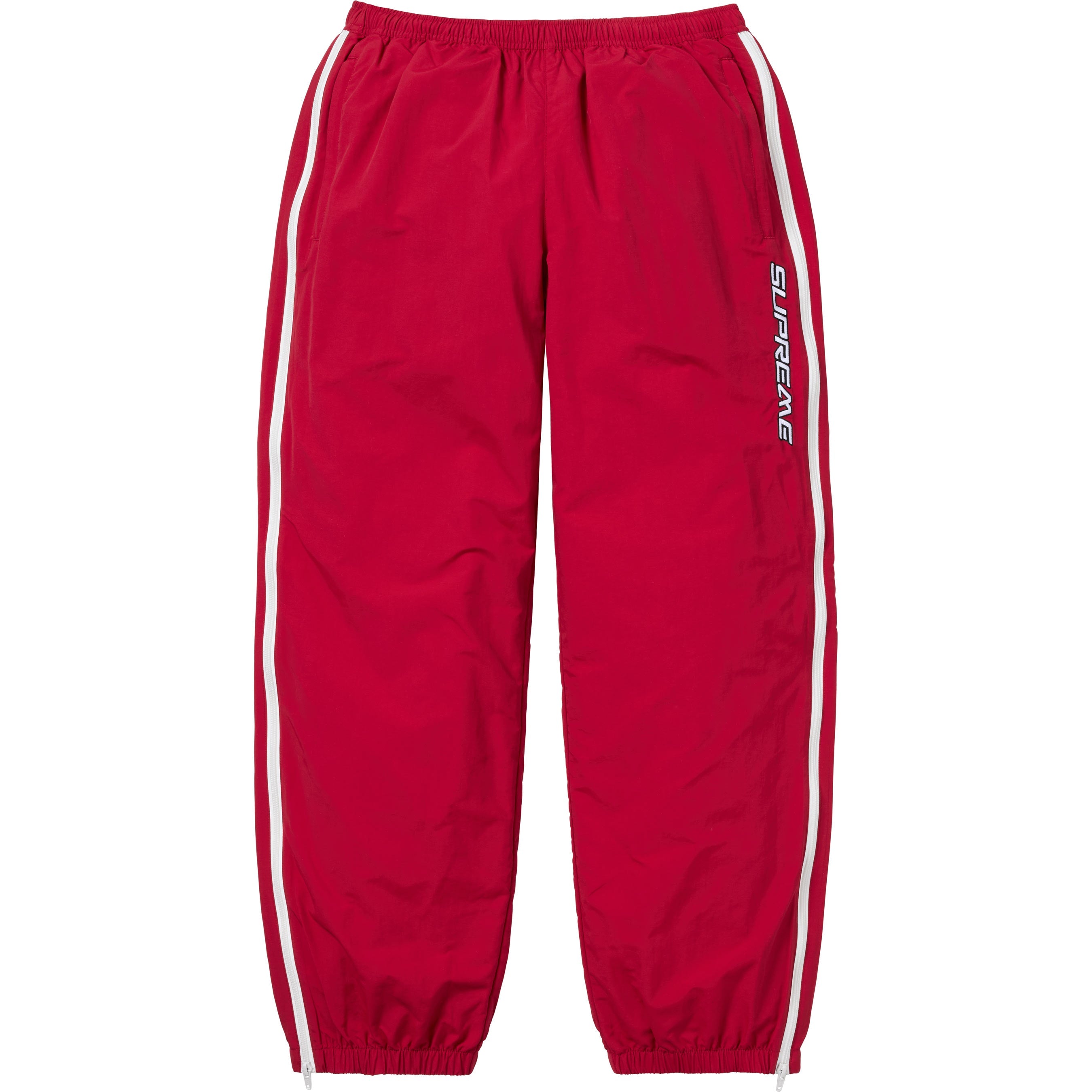 Contrast Zip Warm Up Pant